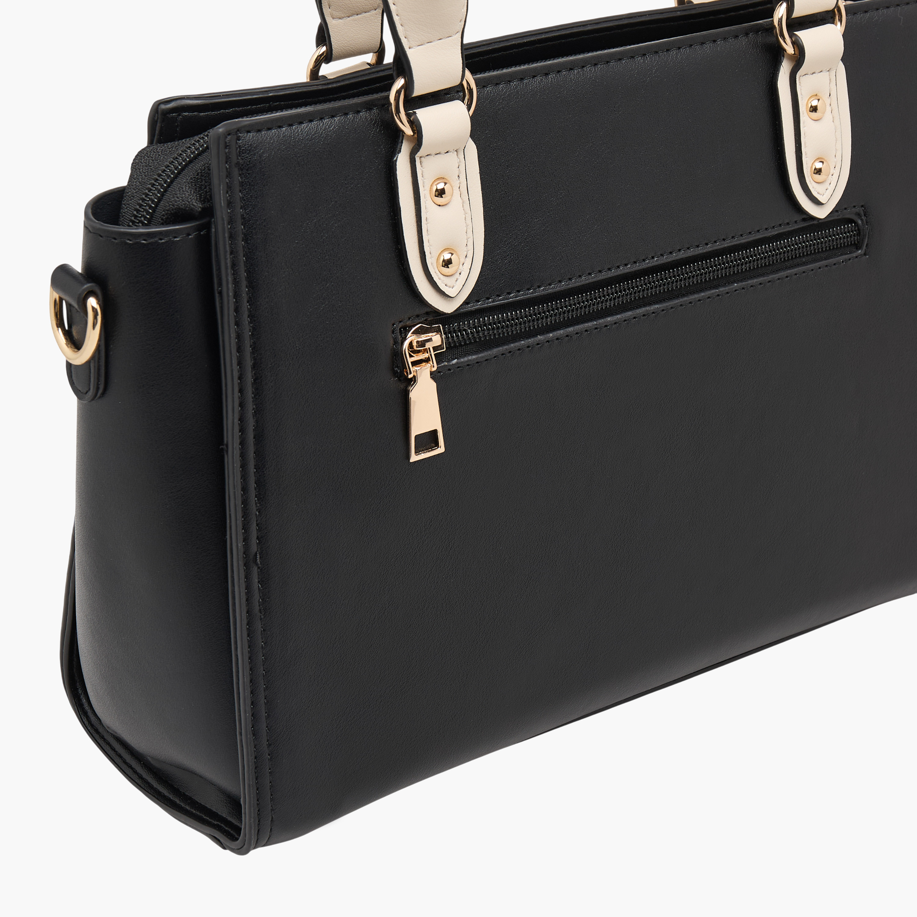 Adore Solid Tote Bag with Detachable Strap-women-bagsandwallets-handbags-image-5