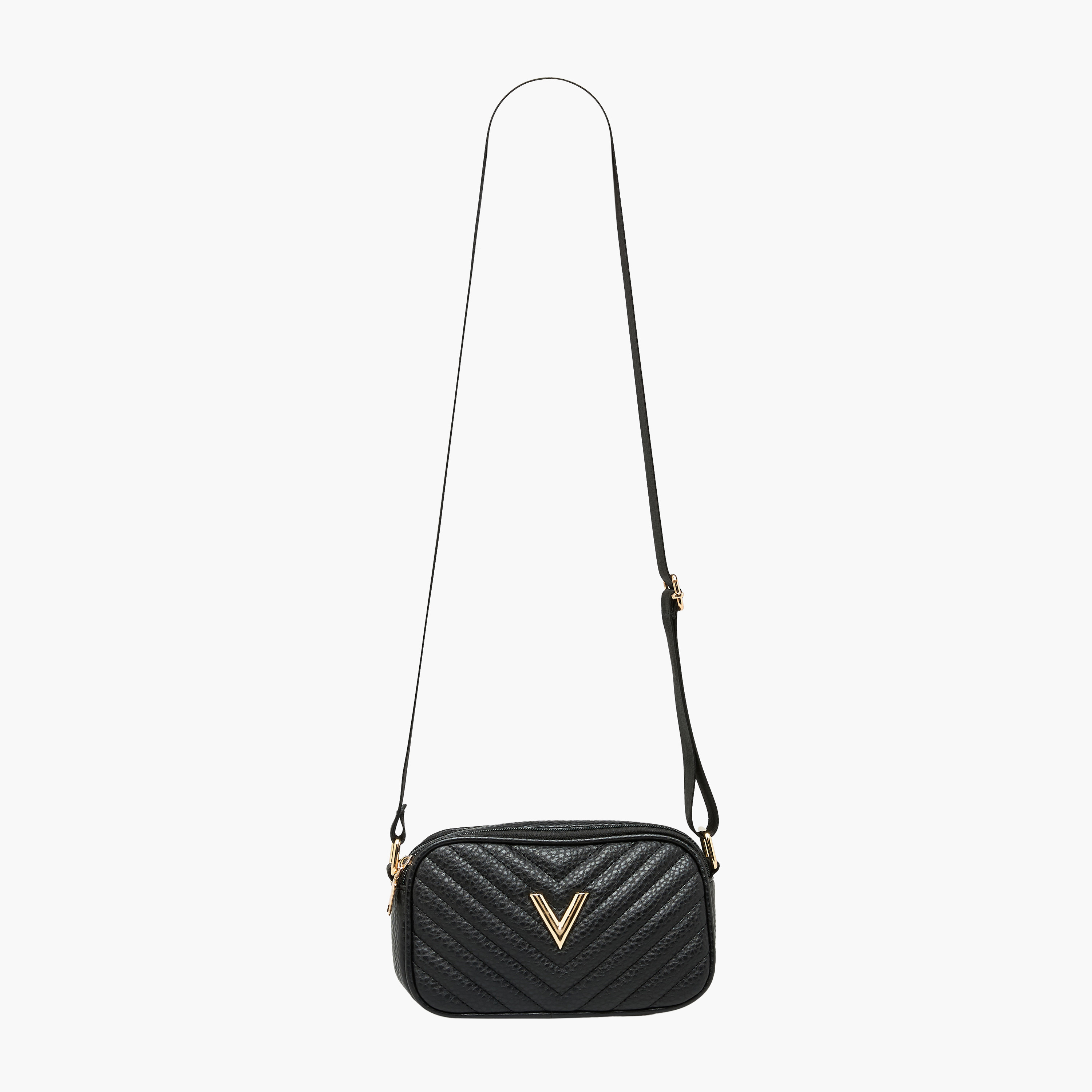 Adore Quilted Crossbody Bag with Zip Closure-women-bagsandwallets-handbags-image-2