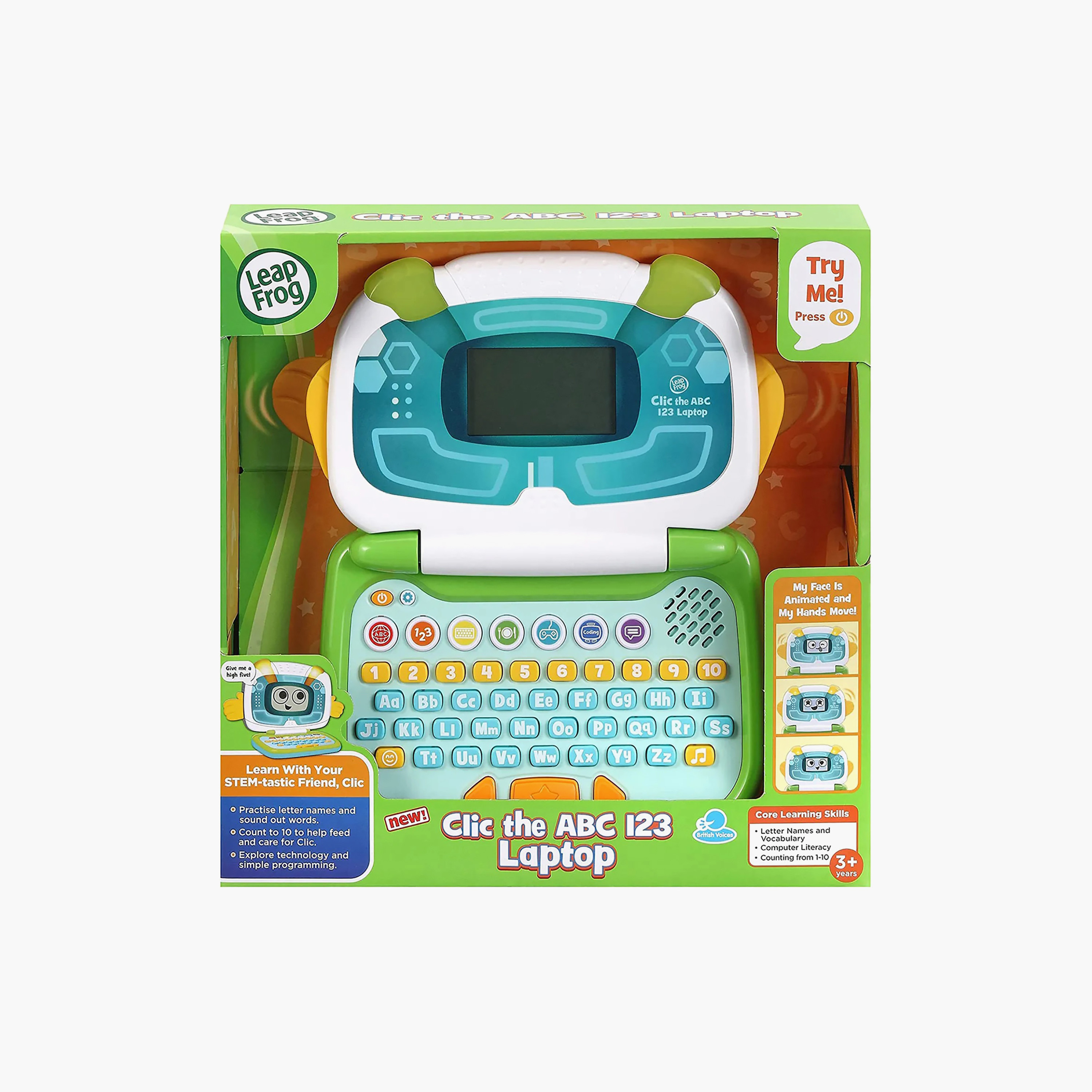 لابتوب تعليم الحروف والأرقام (كليك ذا ABC 123) من ليب فروغ-toys-babyandtoddlertoys-learningtoys-image-2