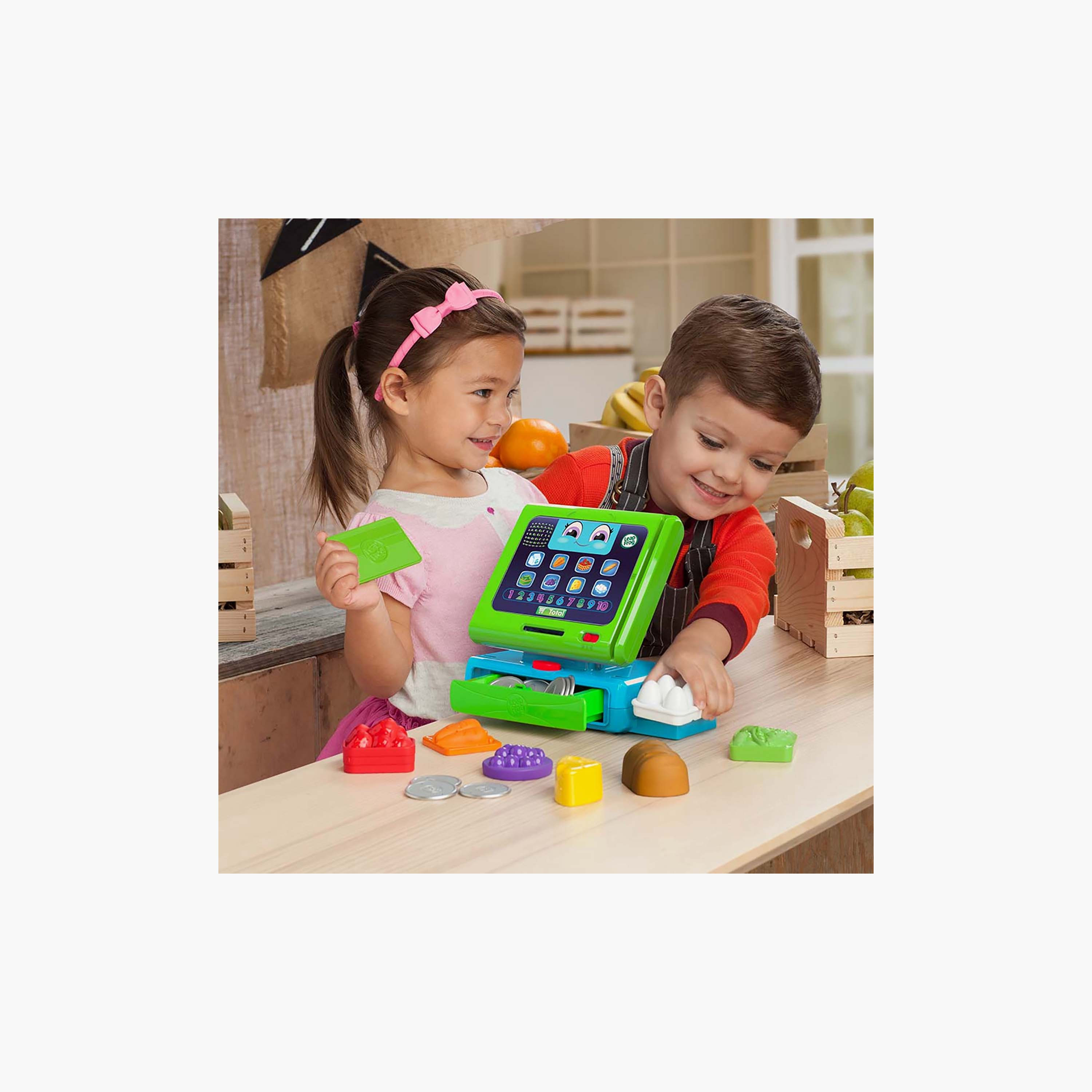آلة تسجيل النقدية التفاعلية (كاونت ألونج) مع ملحقاتها من ليب فروغ-toys-babyandtoddlertoys-learningtoys-image-3
