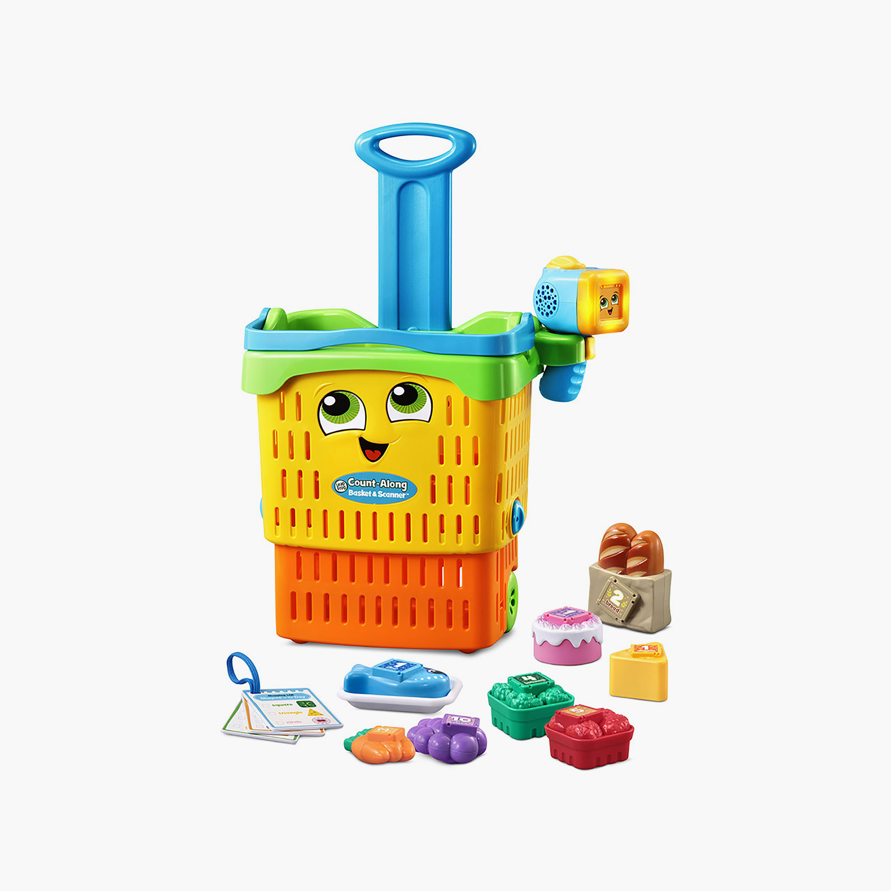 لعبة سلة التسوق مع ماسح ضوئي لتمثيل الأدوار موديل كاونت ألونج من ليب فروج-toys-roleplay-supermarketandshoppingsets-image-2