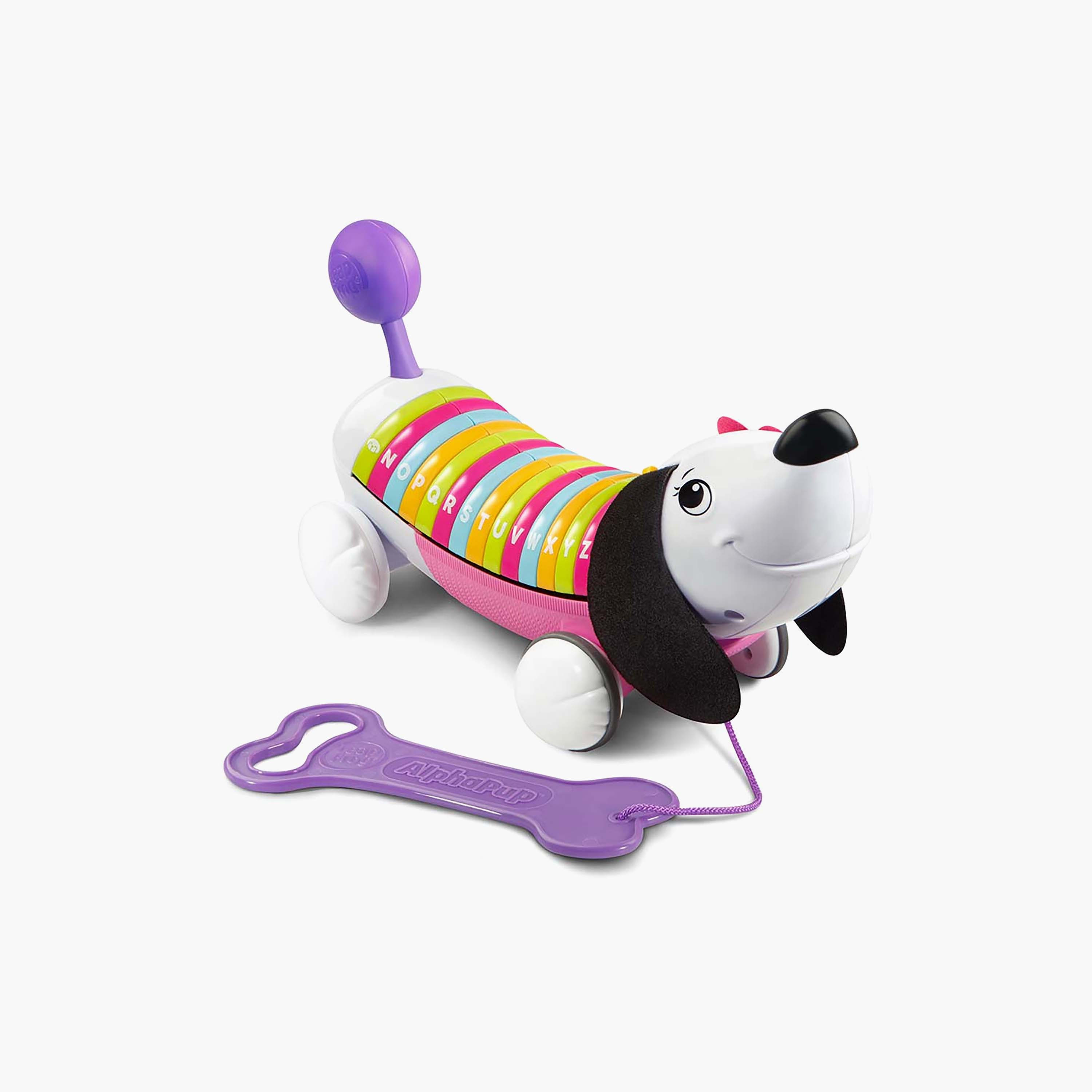 لعبة كلب السحب التعليمية لتعلم الحروف (ألفا بوب) من ليب فروغ-toys-babyandtoddlertoys-pushandpulltoys-image-4