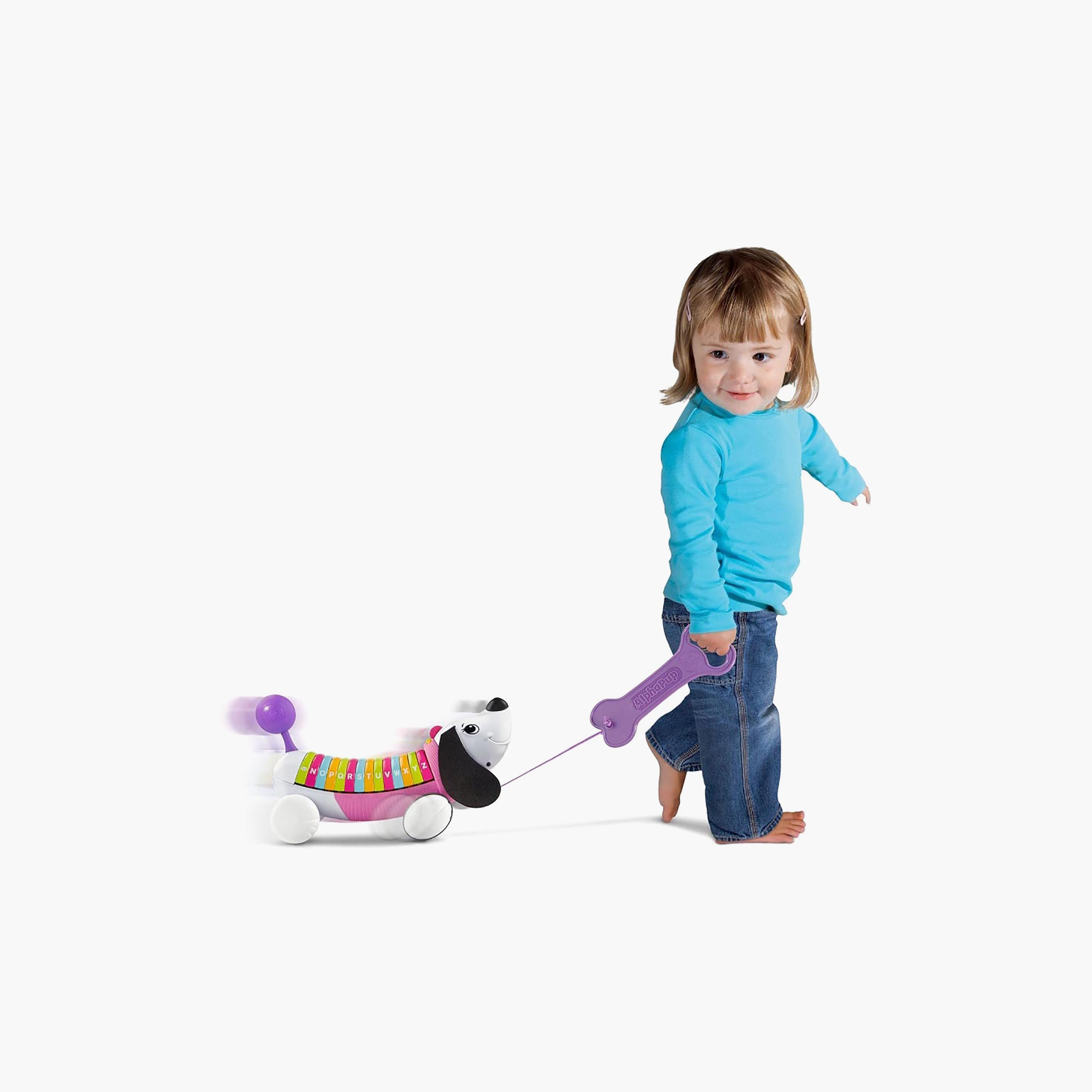 لعبة كلب السحب التعليمية لتعلم الحروف (ألفا بوب) من ليب فروغ-toys-babyandtoddlertoys-pushandpulltoys-image-5
