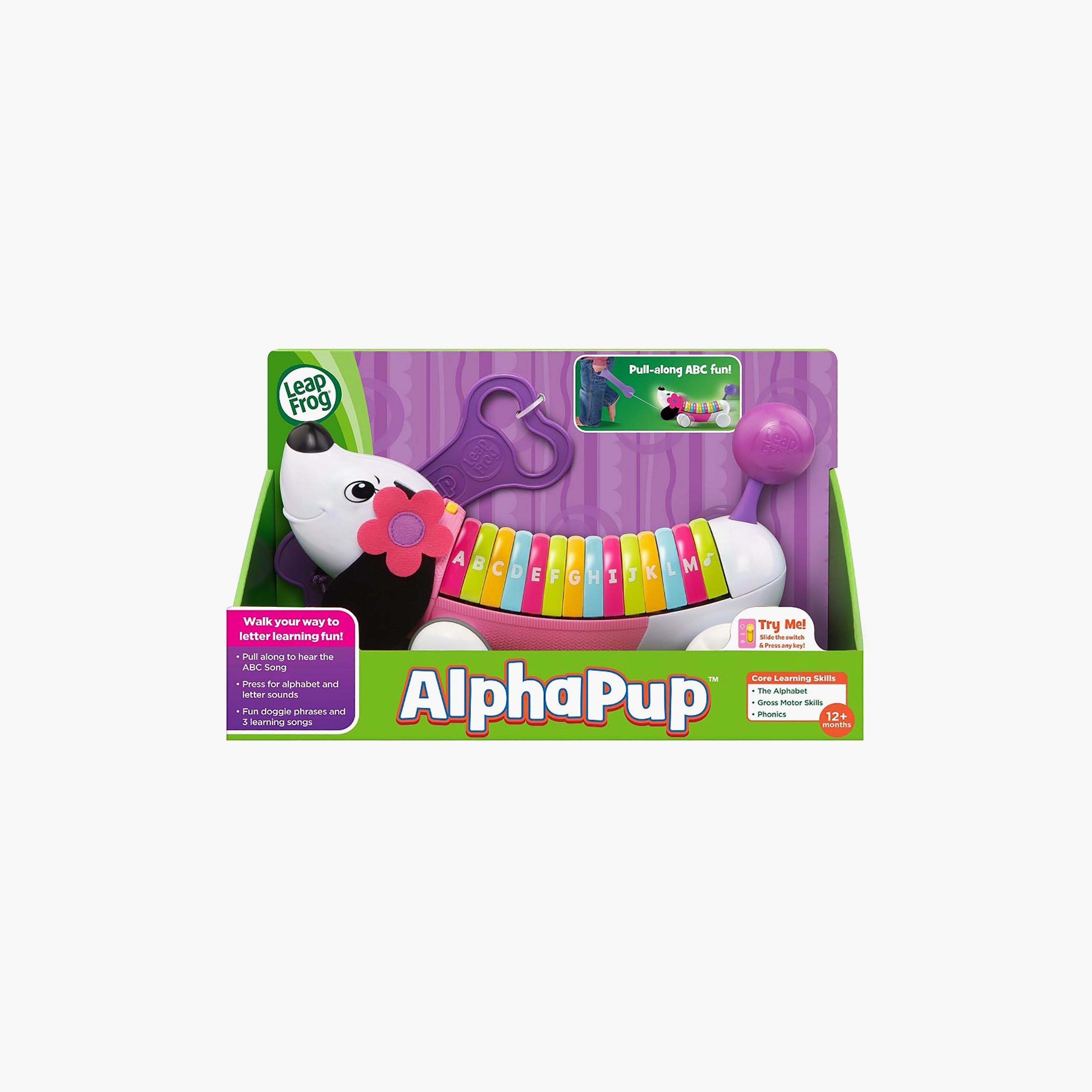 لعبة كلب السحب التعليمية لتعلم الحروف (ألفا بوب) من ليب فروغ-toys-babyandtoddlertoys-pushandpulltoys-image-6