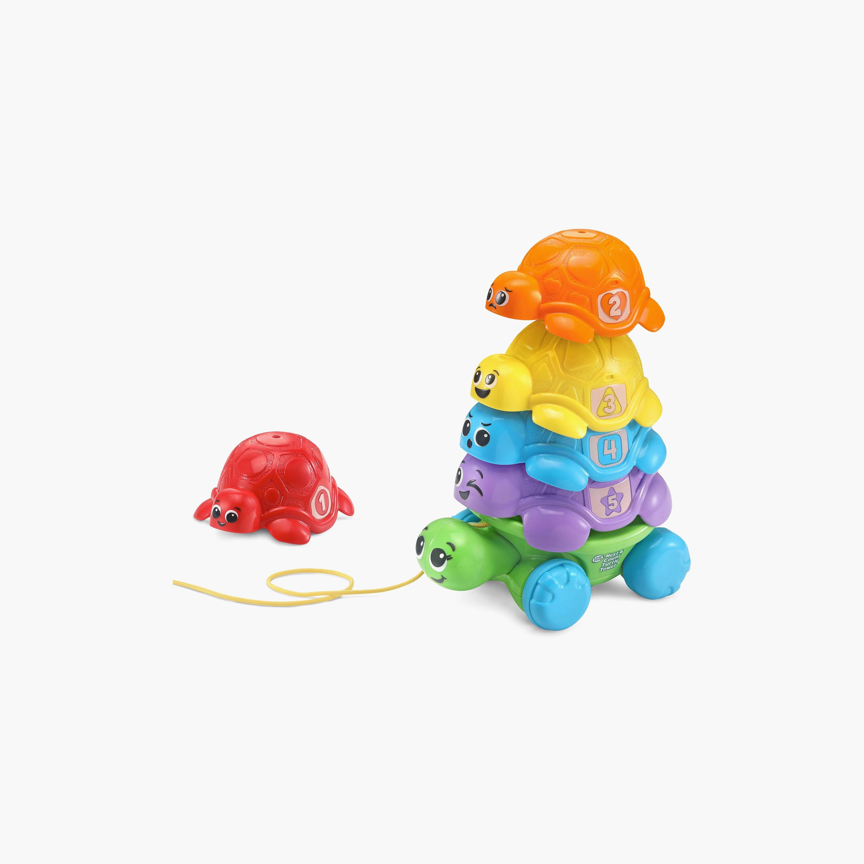 Leap Frog Nest & Count Stacking Turtle Tower Playset-toys-babyandtoddlertoys-stackingandnestingtoys-image-1