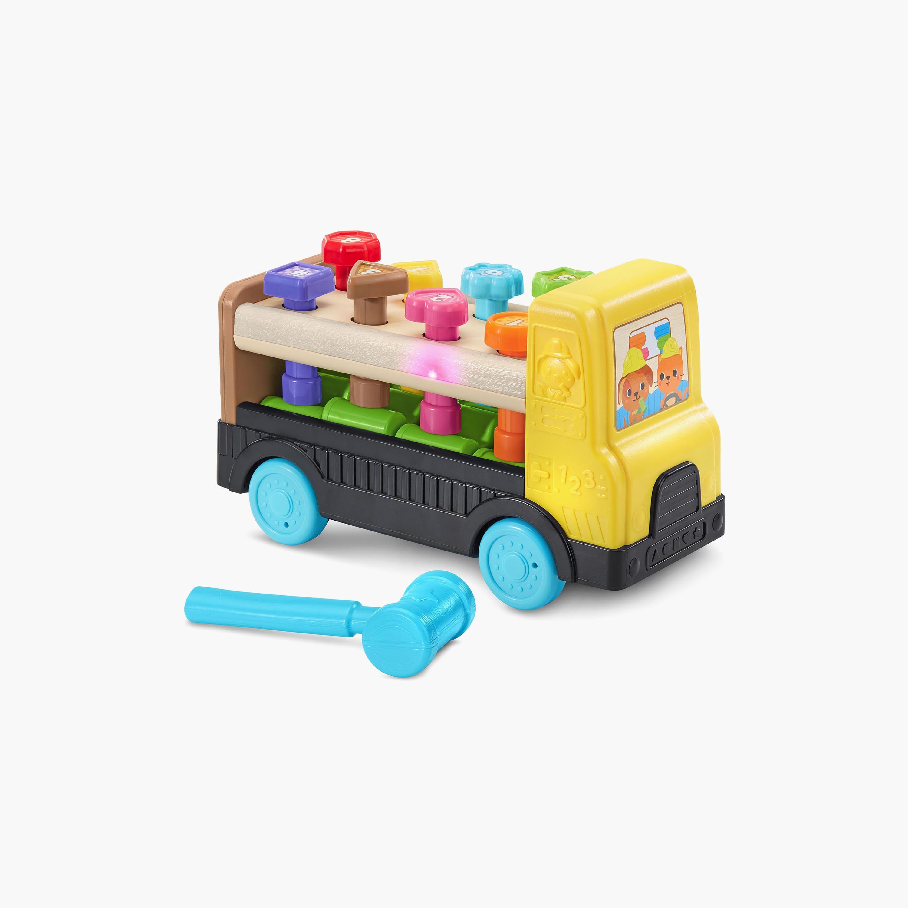 شاحنة خشبية تاب-أ-بيج مع مطرقة لعبة من ليب فروج-toys-babyandtoddlertoys-learningtoys-image-1