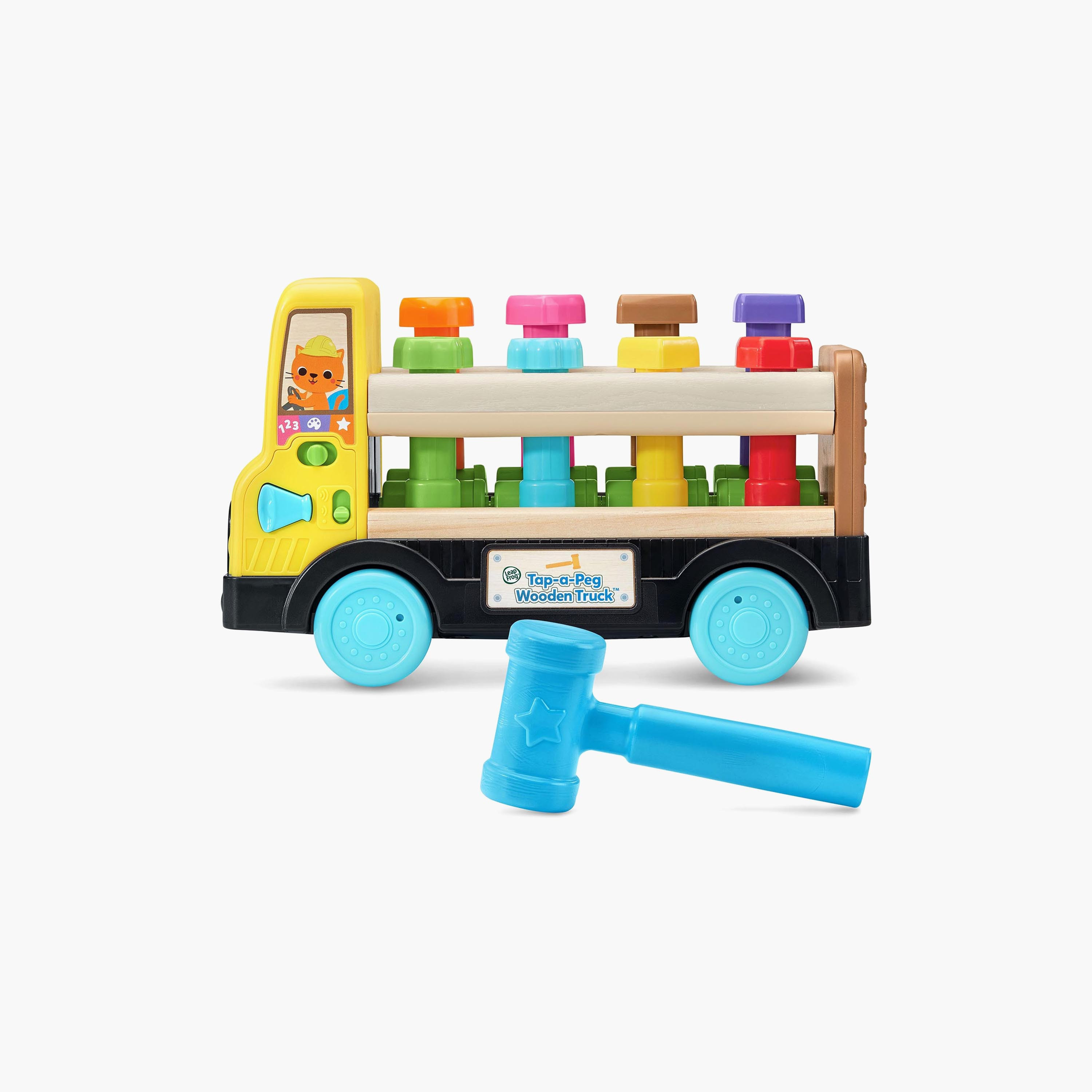 شاحنة خشبية تاب-أ-بيج مع مطرقة لعبة من ليب فروج-toys-babyandtoddlertoys-learningtoys-image-2
