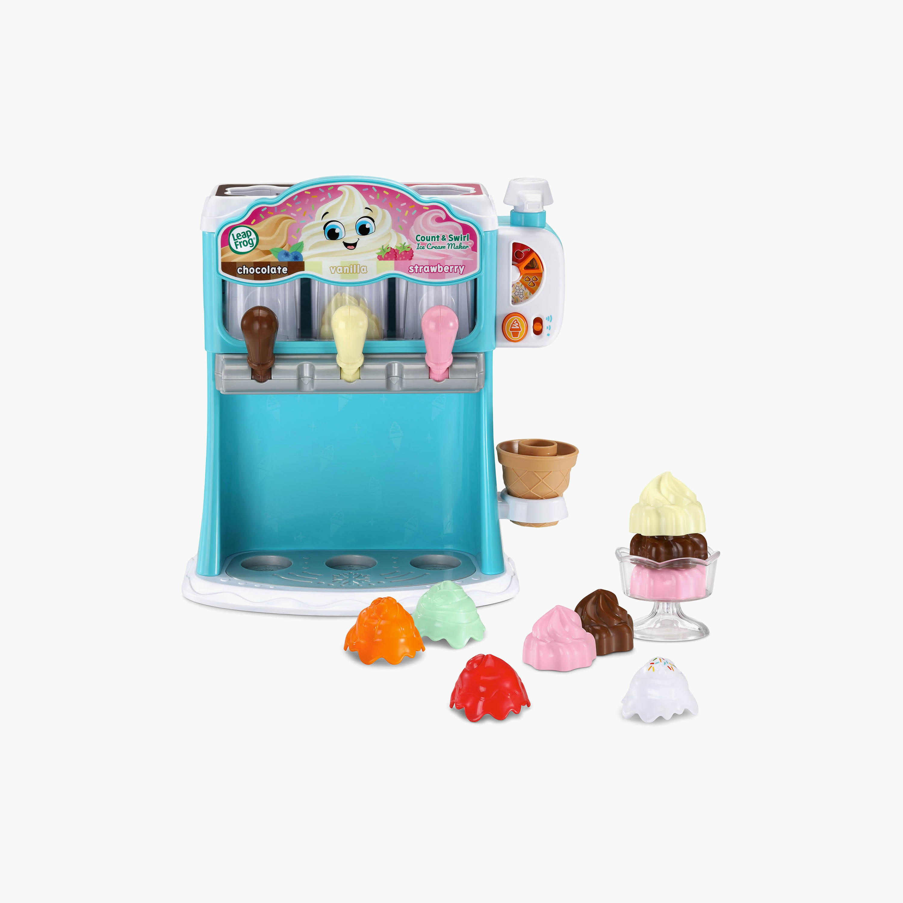 آلة إعداد الآيس كريم الدوارة لتعلم العد مع ملحقاتها من ليب فروغ-toys-babyandtoddlertoys-learningtoys-image-1