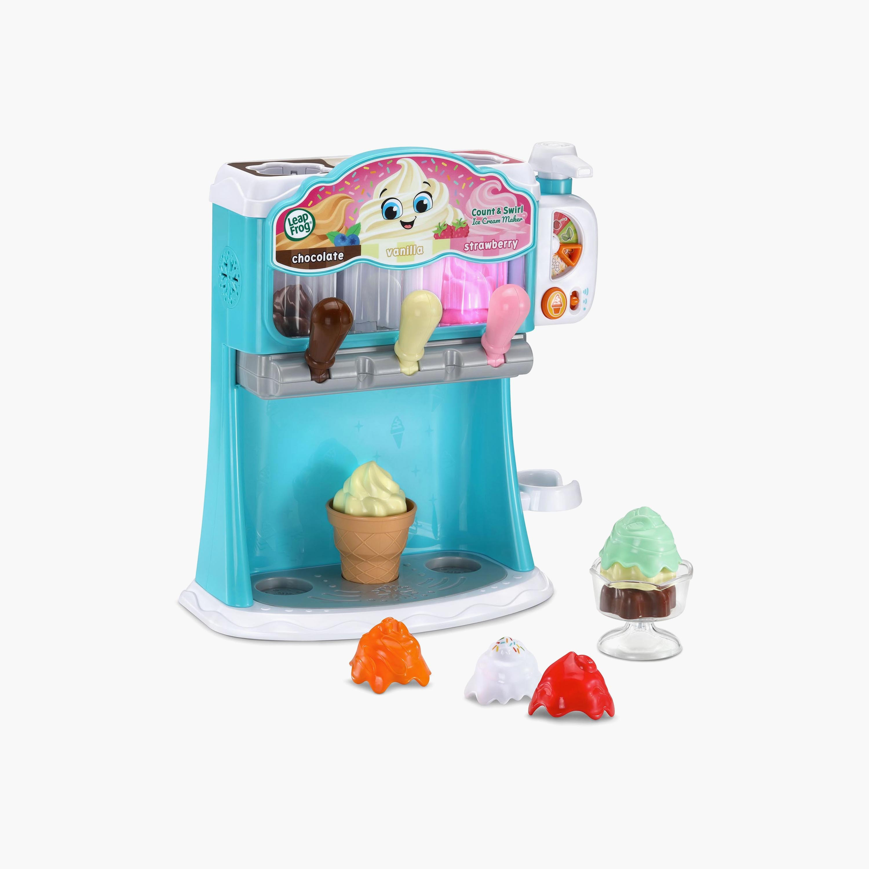 آلة إعداد الآيس كريم الدوارة لتعلم العد مع ملحقاتها من ليب فروغ-toys-babyandtoddlertoys-learningtoys-image-2
