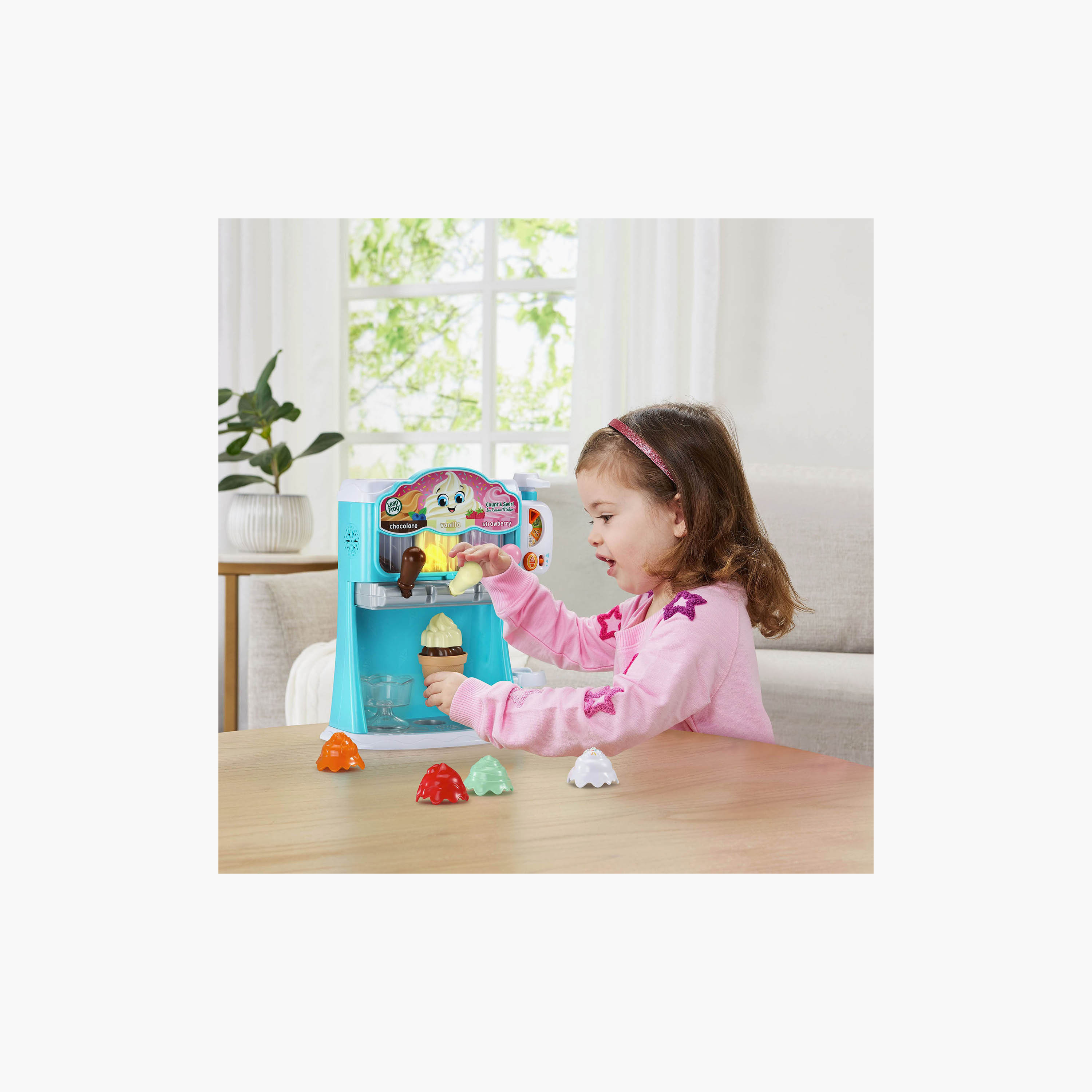 آلة إعداد الآيس كريم الدوارة لتعلم العد مع ملحقاتها من ليب فروغ-toys-babyandtoddlertoys-learningtoys-image-3