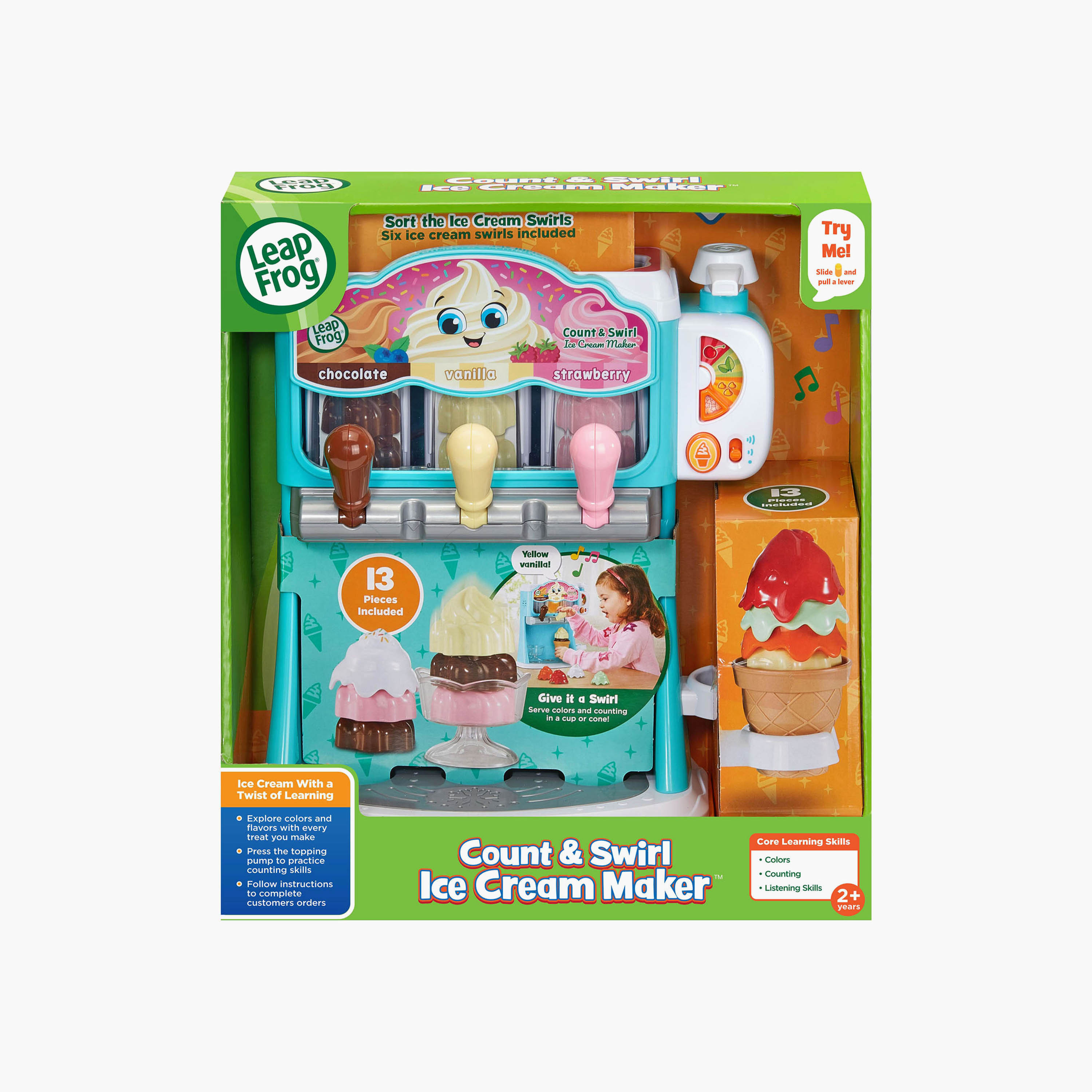 آلة إعداد الآيس كريم الدوارة لتعلم العد مع ملحقاتها من ليب فروغ-toys-babyandtoddlertoys-learningtoys-image-4