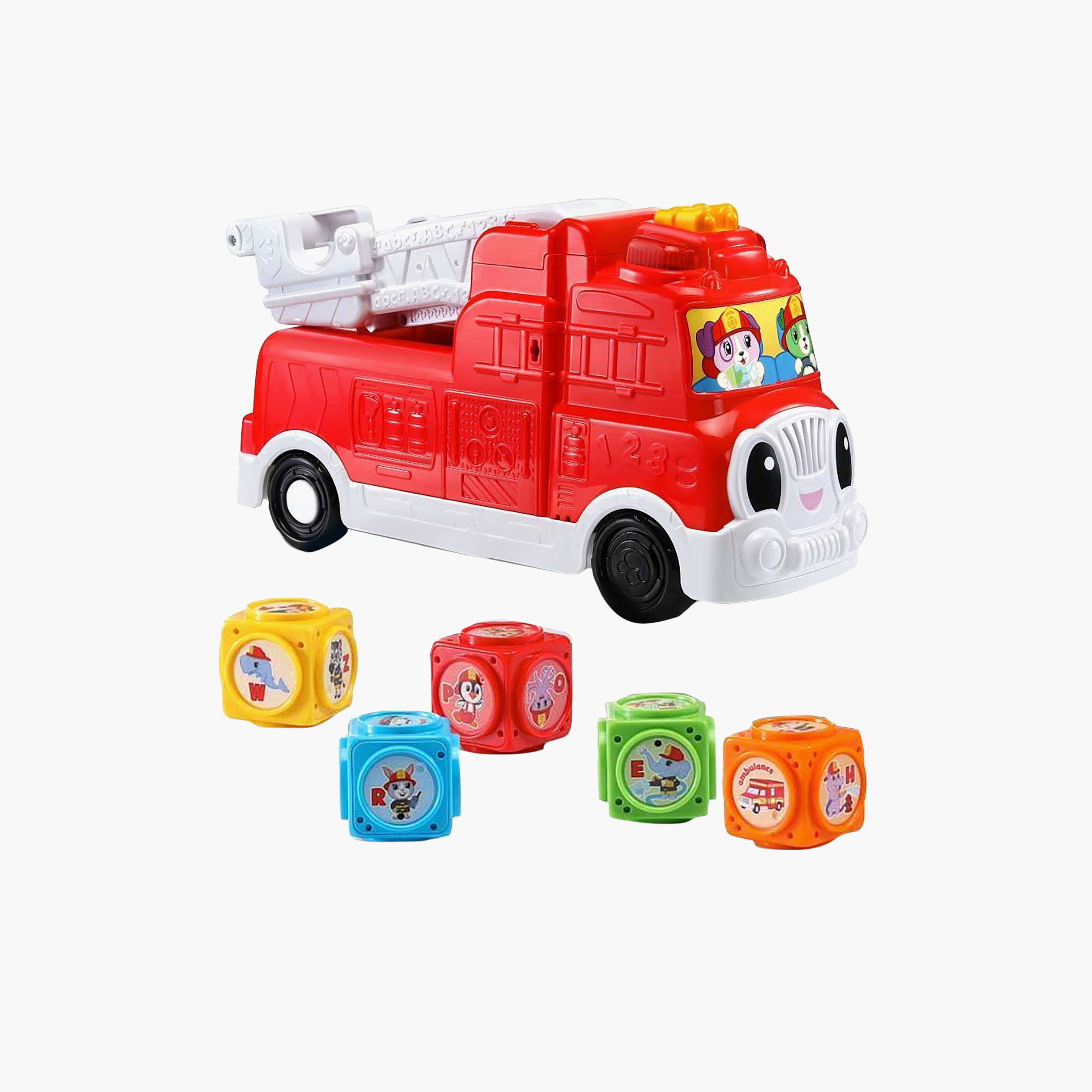 شاحنة إطفاء تعليمية مع مكعبات متساقطة من ليب فروج-toys-babyandtoddlertoys-learningtoys-image-1