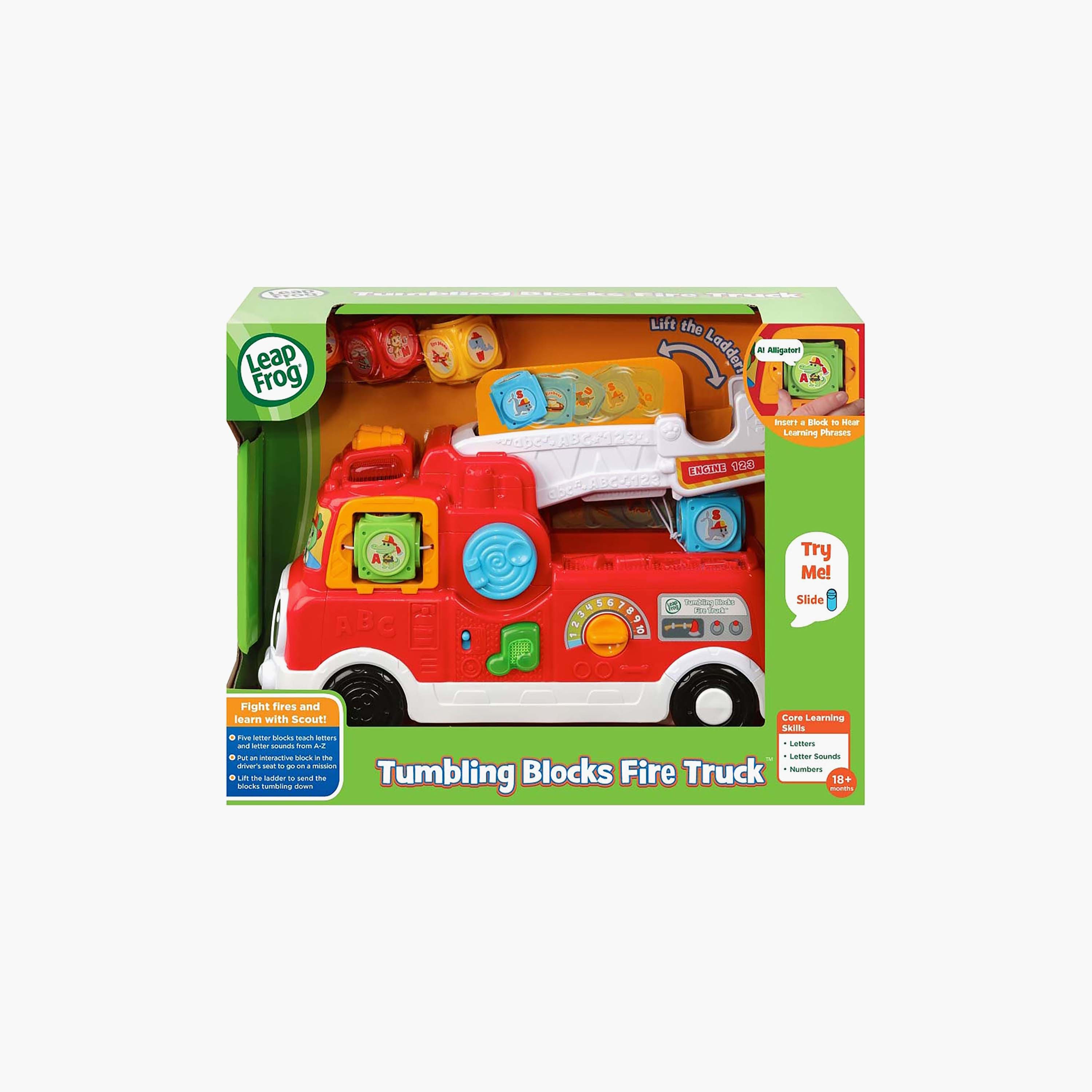 شاحنة إطفاء تعليمية مع مكعبات متساقطة من ليب فروج-toys-babyandtoddlertoys-learningtoys-image-3