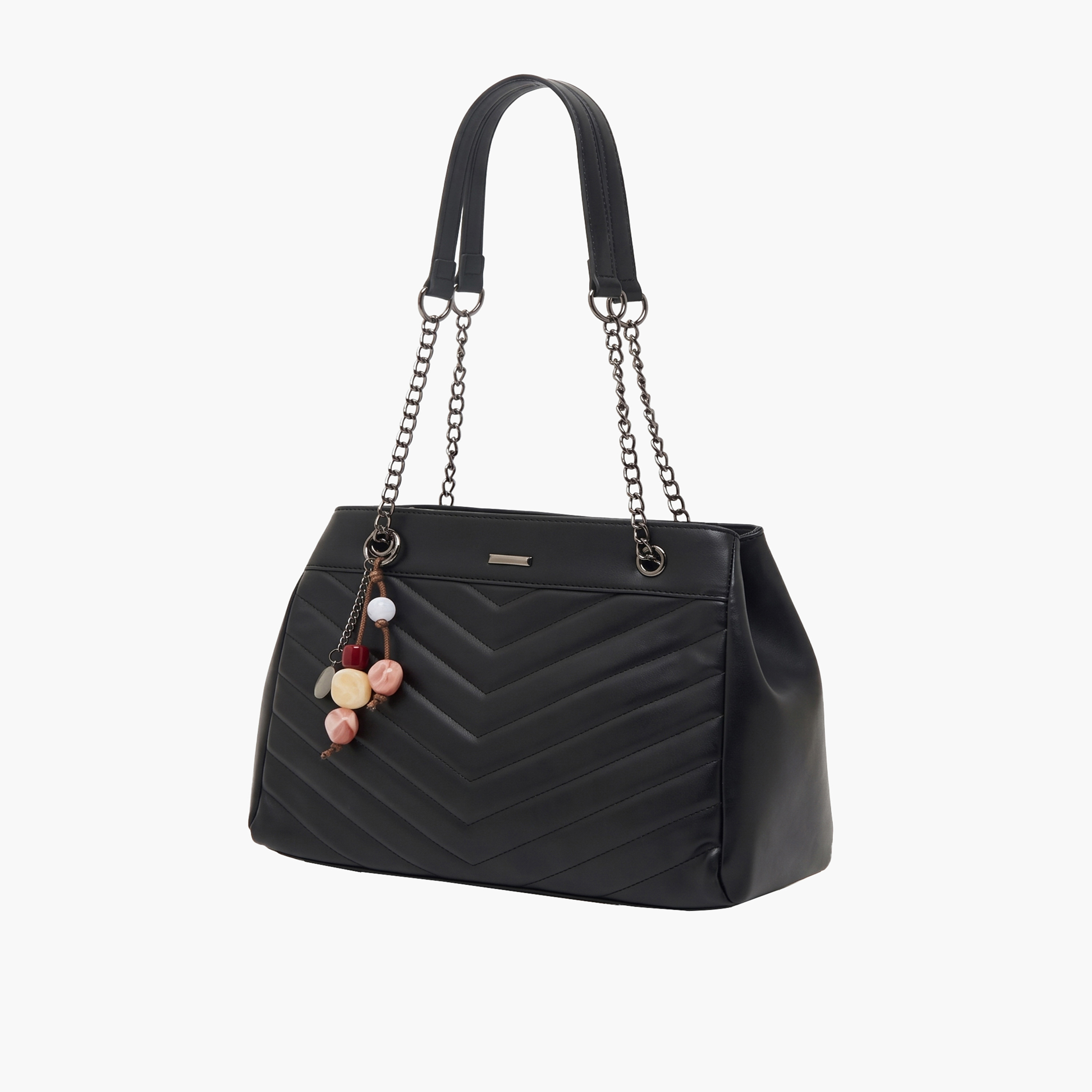 Sasha Quilted Tote Bag with Double Handle-women-bagsandwallets-handbags-image-3