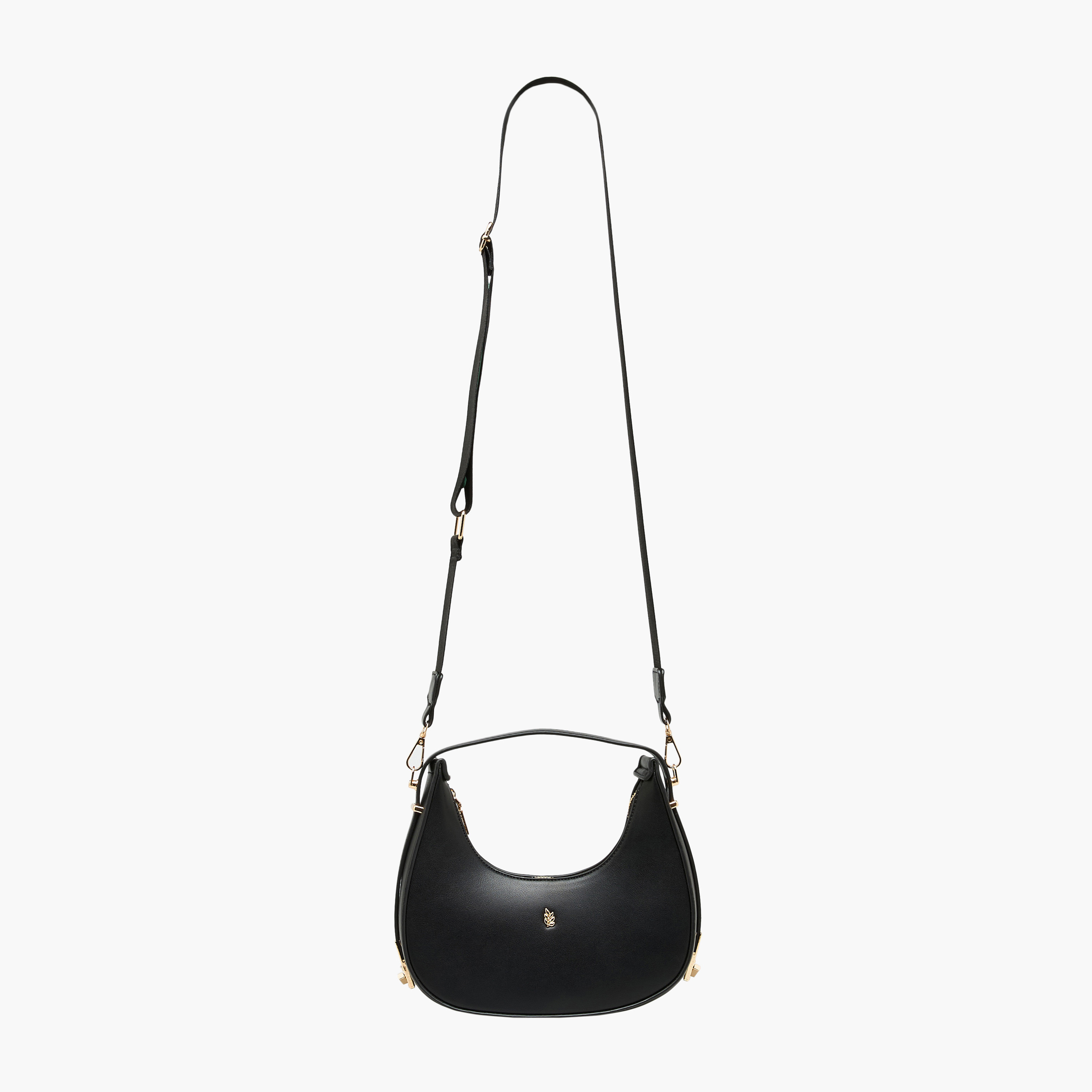 Sasha Metallic Accent Hobo Bag with Detachable Strap-women-bagsandwallets-handbags-image-3