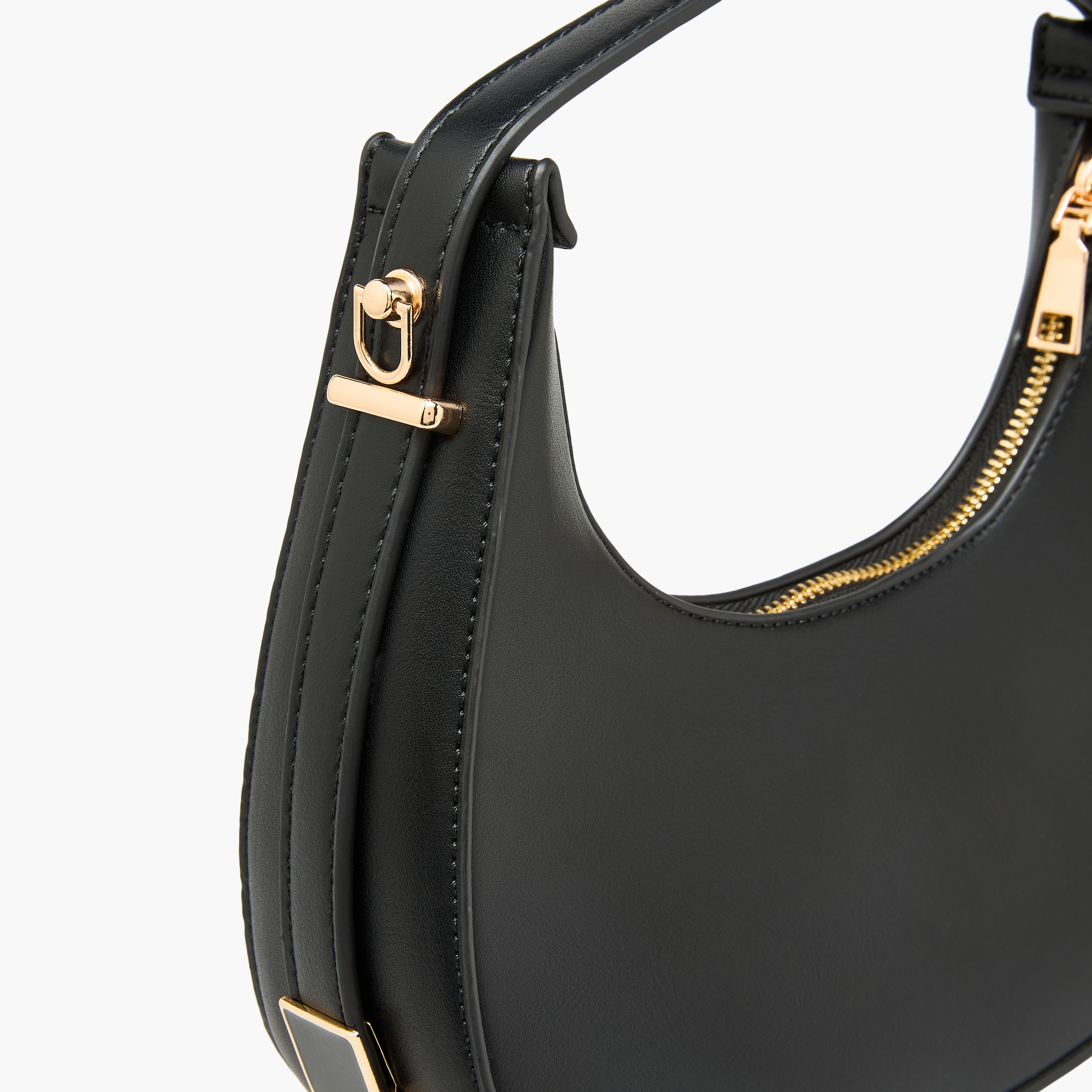 Sasha Metallic Accent Hobo Bag with Detachable Strap-women-bagsandwallets-handbags-image-6