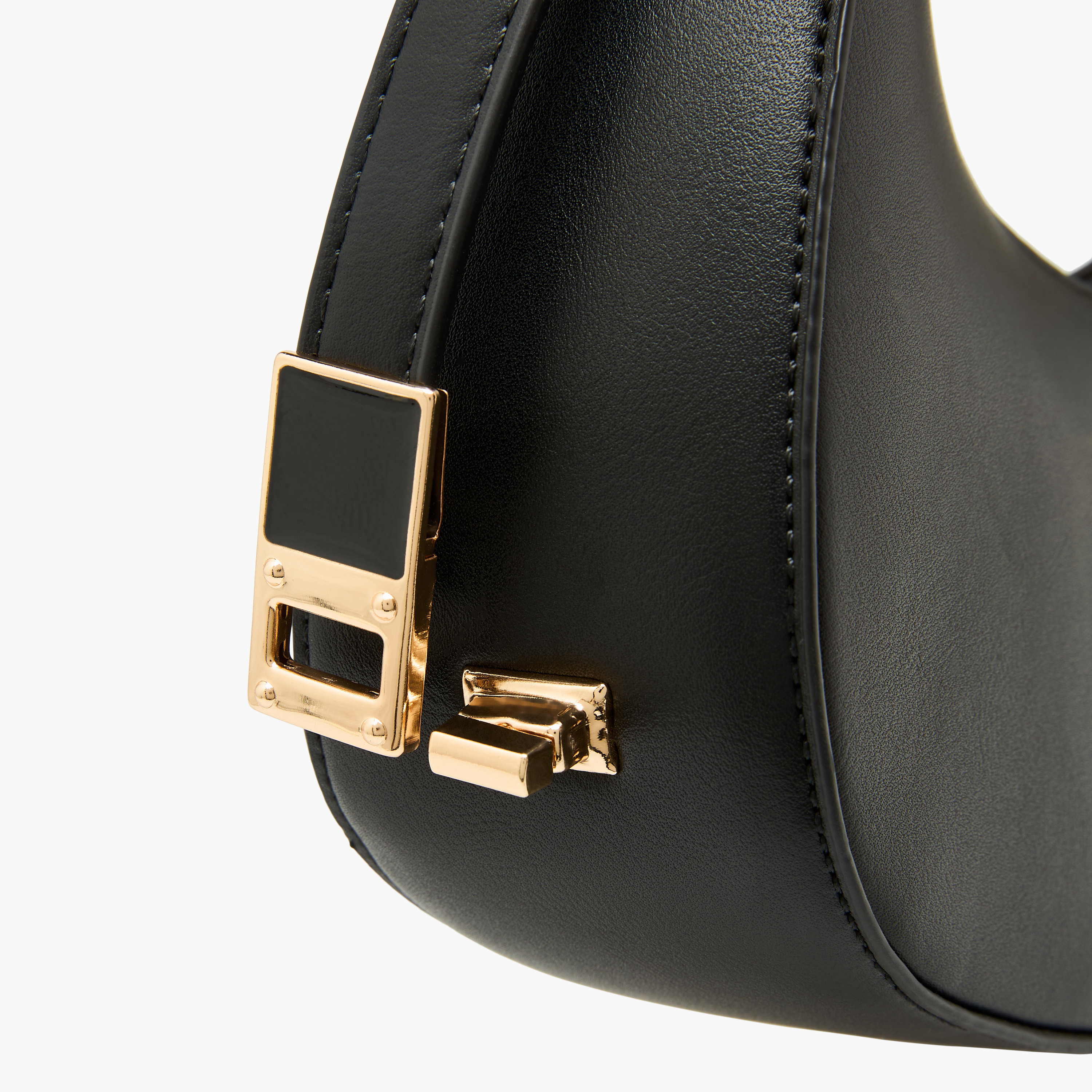 Sasha Metallic Accent Hobo Bag with Detachable Strap-women-bagsandwallets-handbags-image-8
