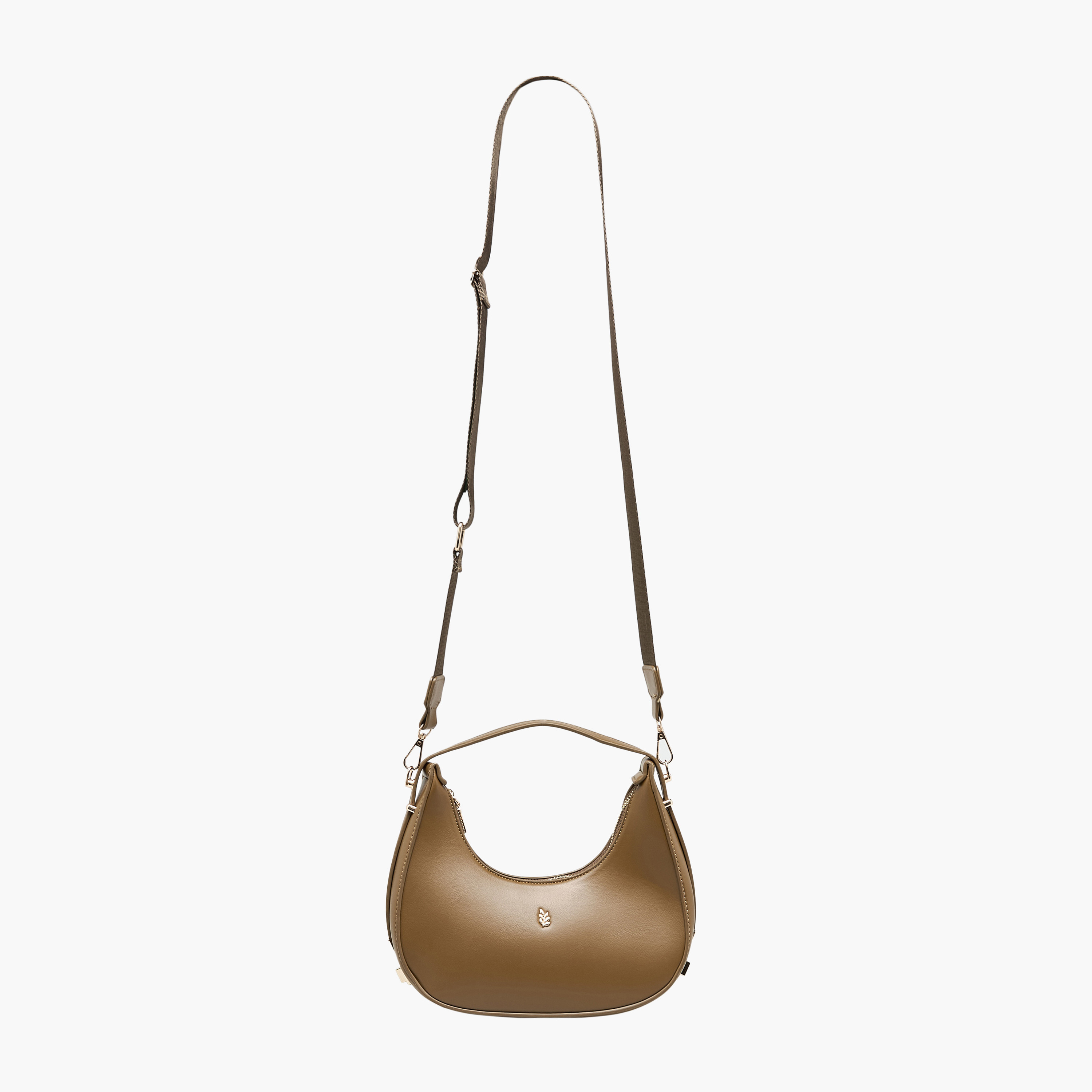 Sasha Metallic Accent Hobo Bag with Detachable Strap-women-bagsandwallets-handbags-image-2