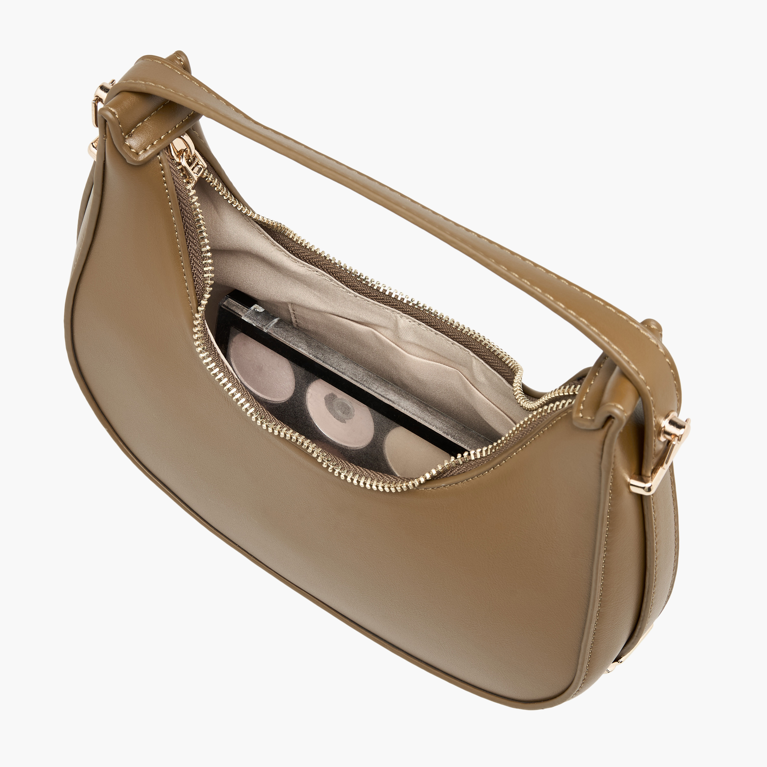 Sasha Metallic Accent Hobo Bag with Detachable Strap-women-bagsandwallets-handbags-image-9