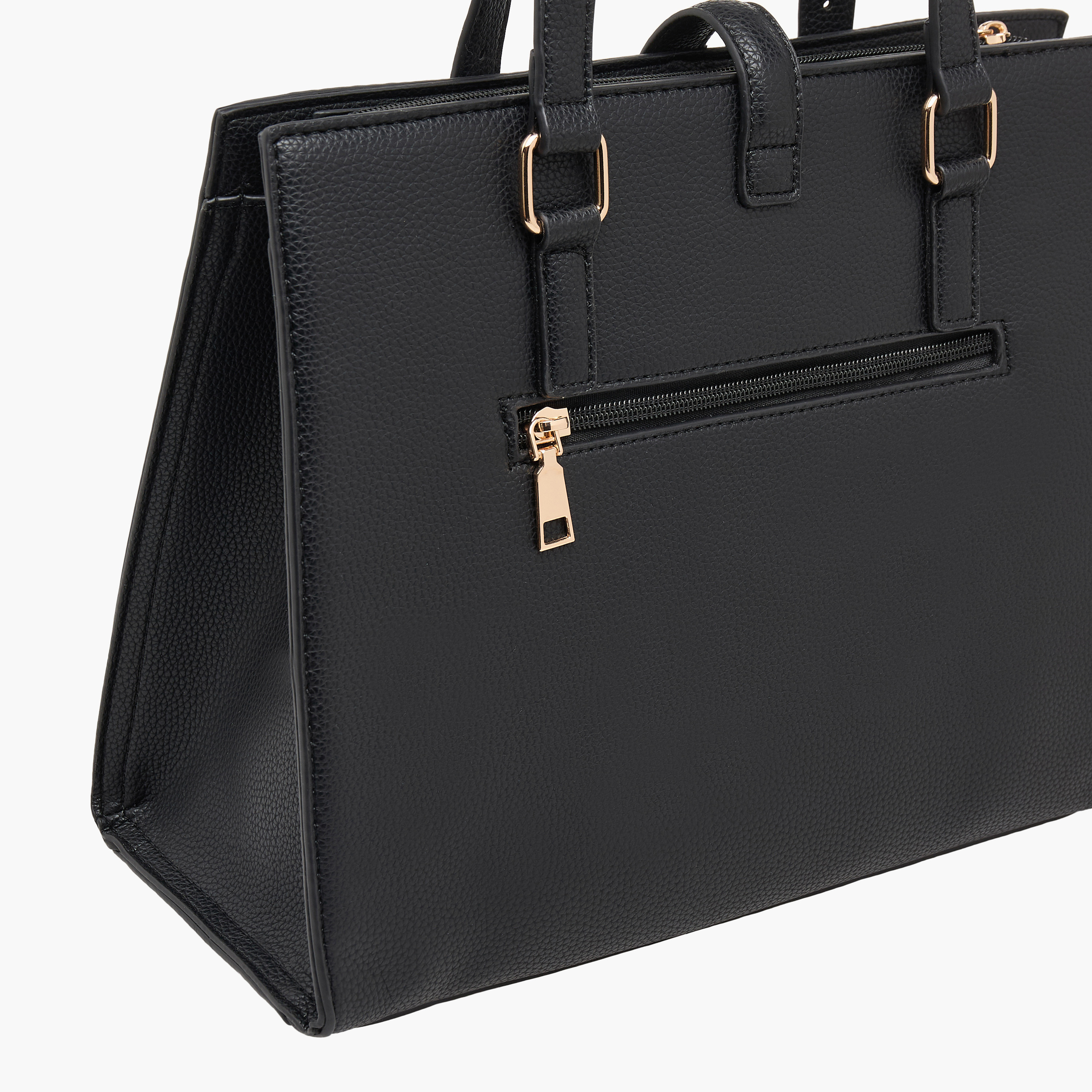 Sasha Textured Tote Bag with Wallet-women-bagsandwallets-handbags-image-9