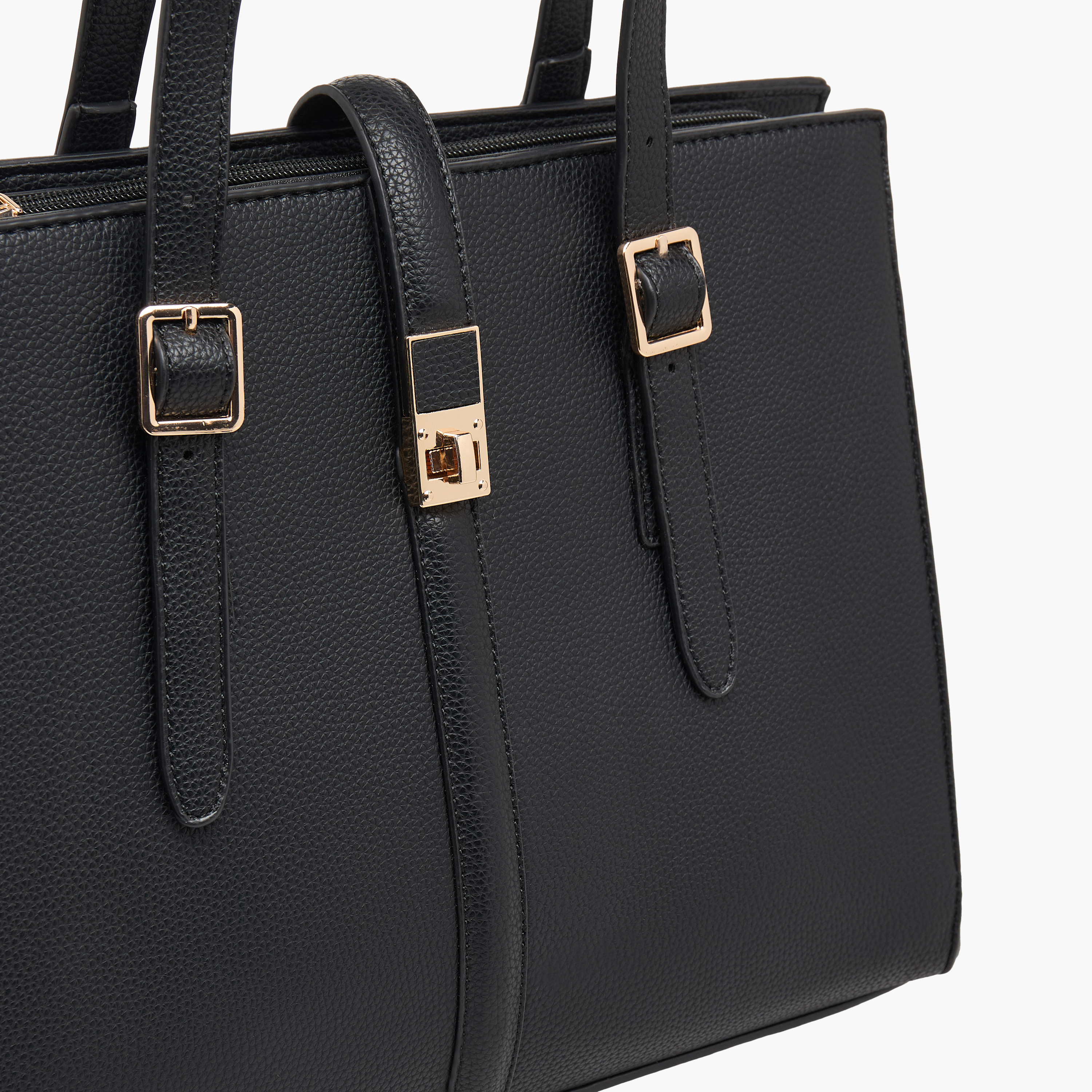 Sasha Textured Tote Bag with Wallet-women-bagsandwallets-handbags-image-7