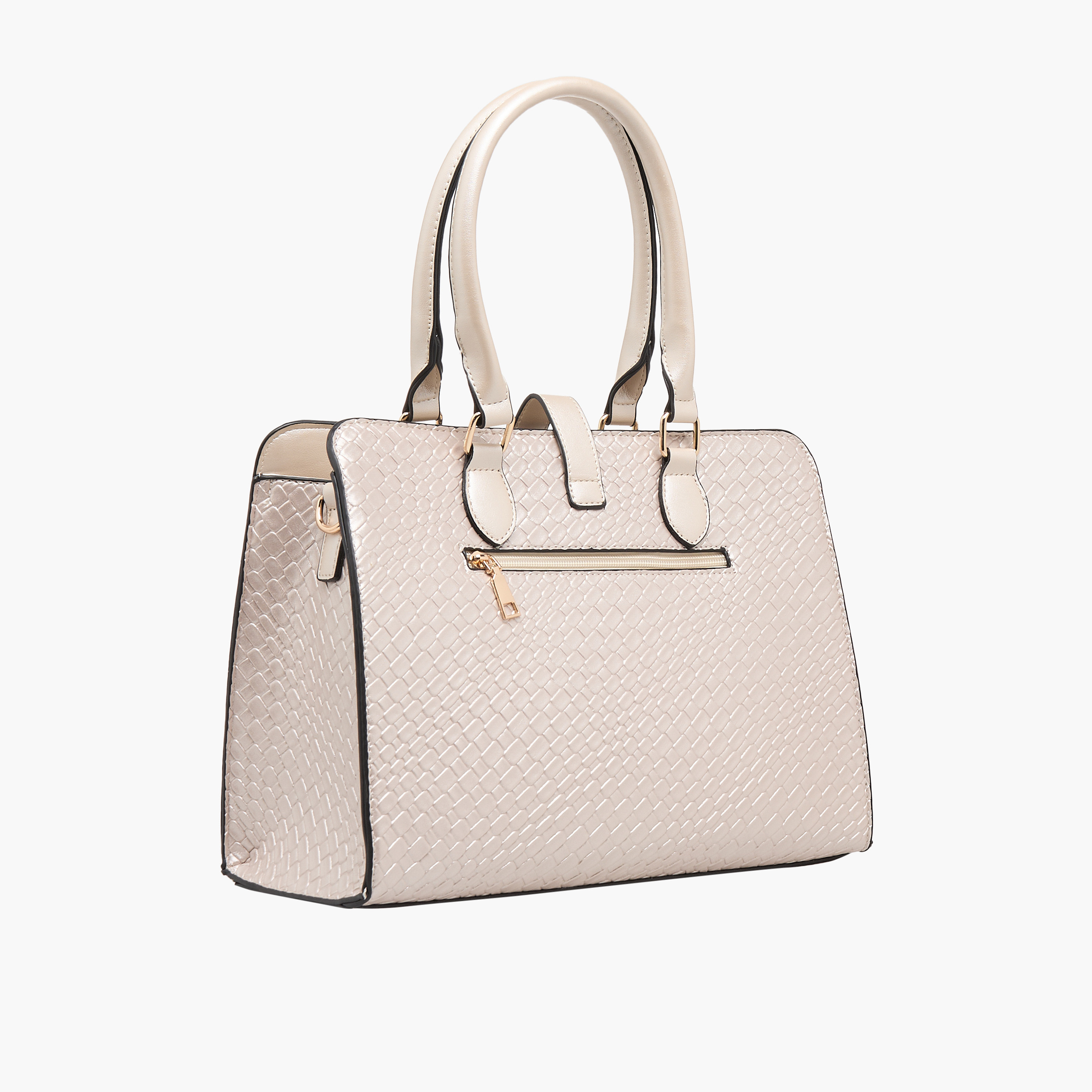 شنطة توت بارزة الملمس مع شنطة كروس بودي ومحفظة من ساشا-women-bagsandwallets-handbags-image-3