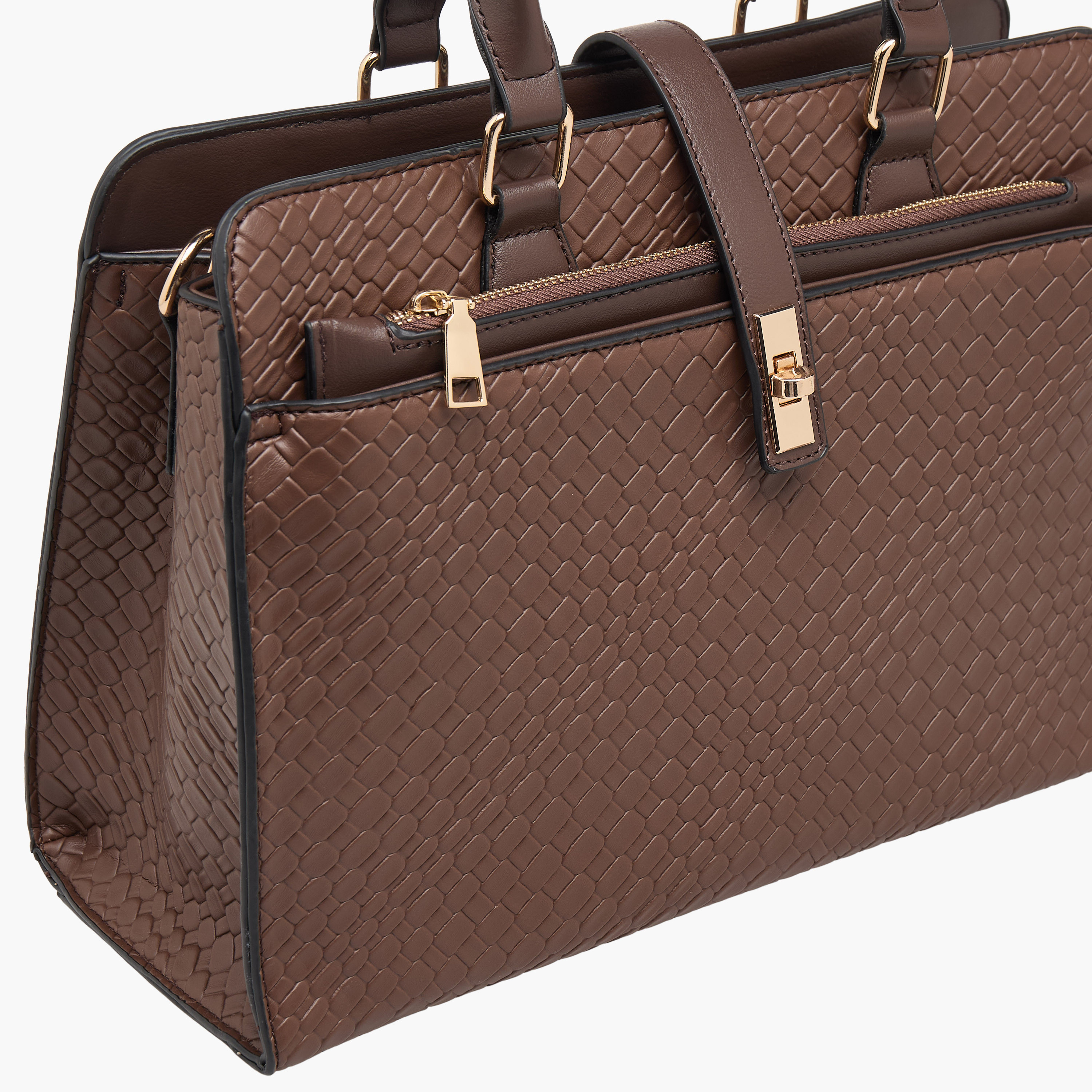Sasha Textured Tote Bag with Crossbody Bag and Wallet-women-bagsandwallets-handbags-image-8