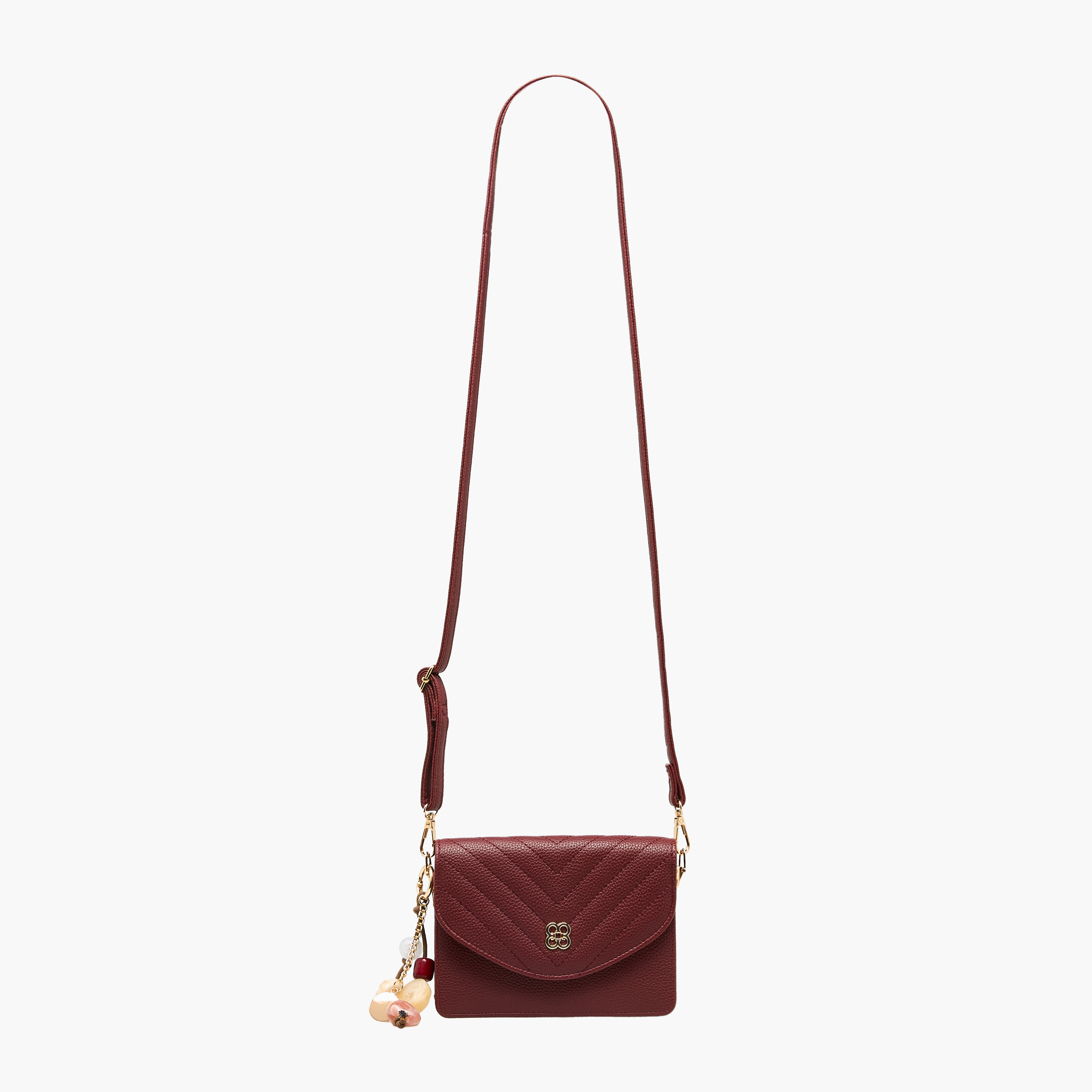 Sasha Textured Crossbody Bag with Detachable Strap-women-bagsandwallets-handbags-image-2