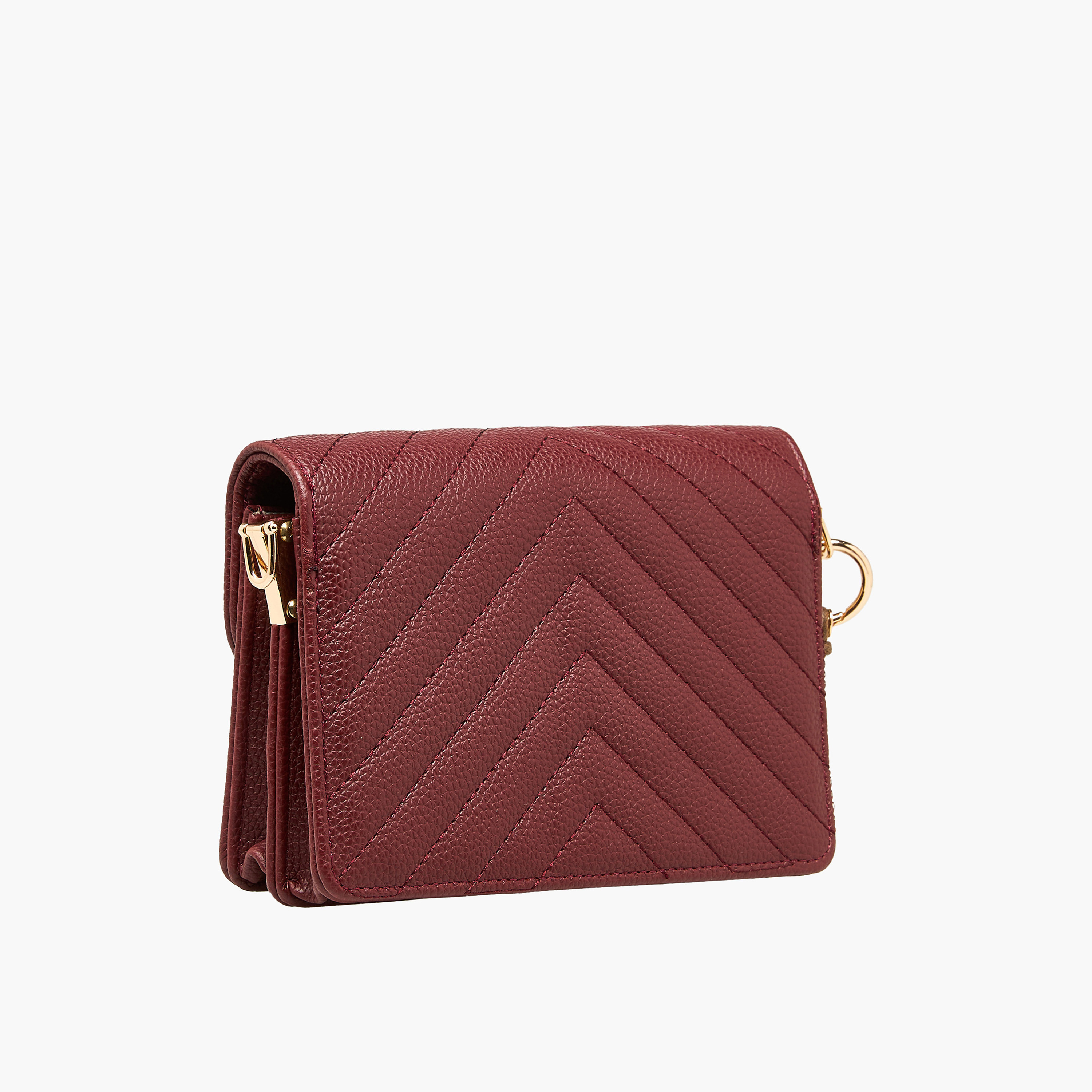 Sasha Textured Crossbody Bag with Detachable Strap-women-bagsandwallets-handbags-image-3