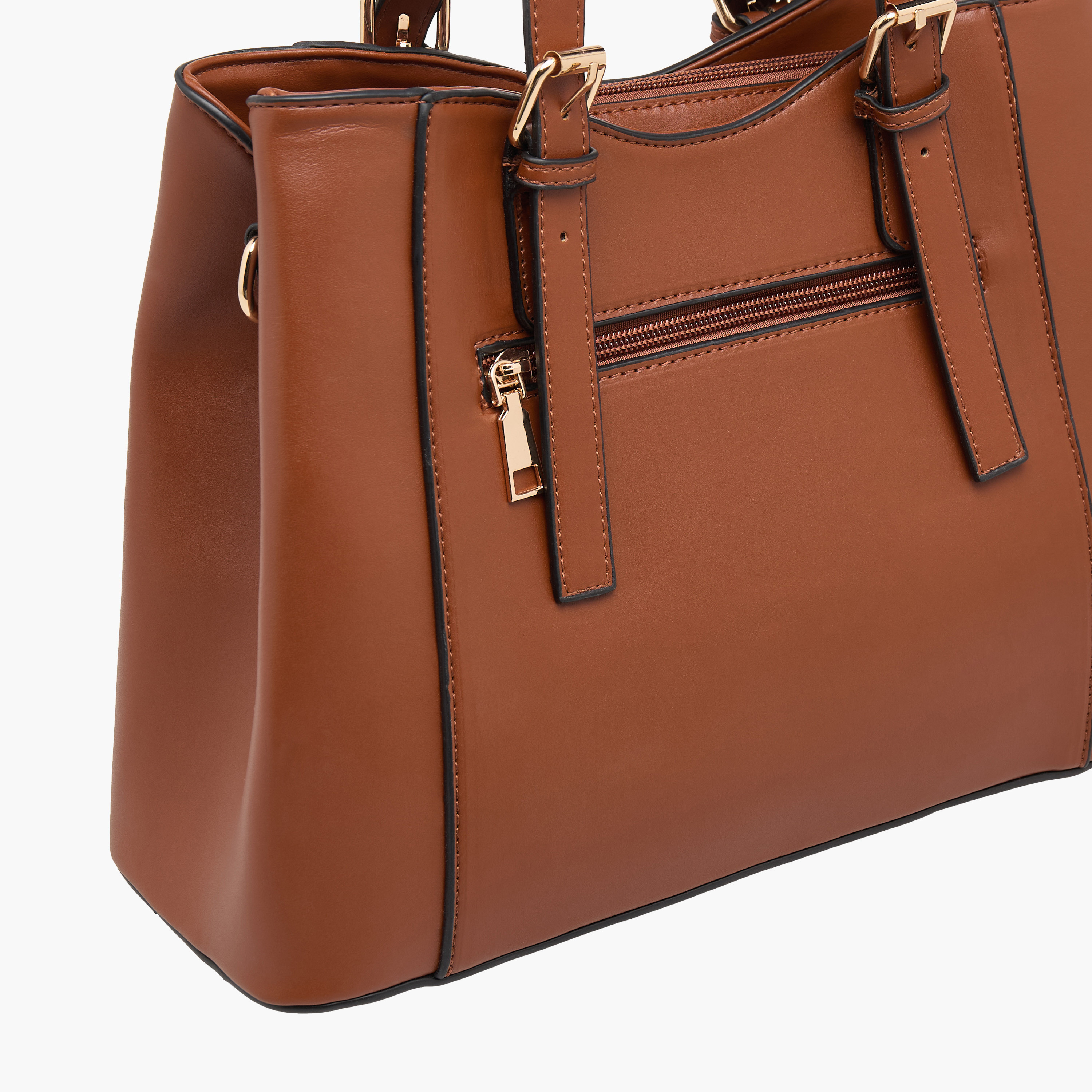 Sasha Solid Tote Bag with Detachable Strap-women-bagsandwallets-handbags-image-6