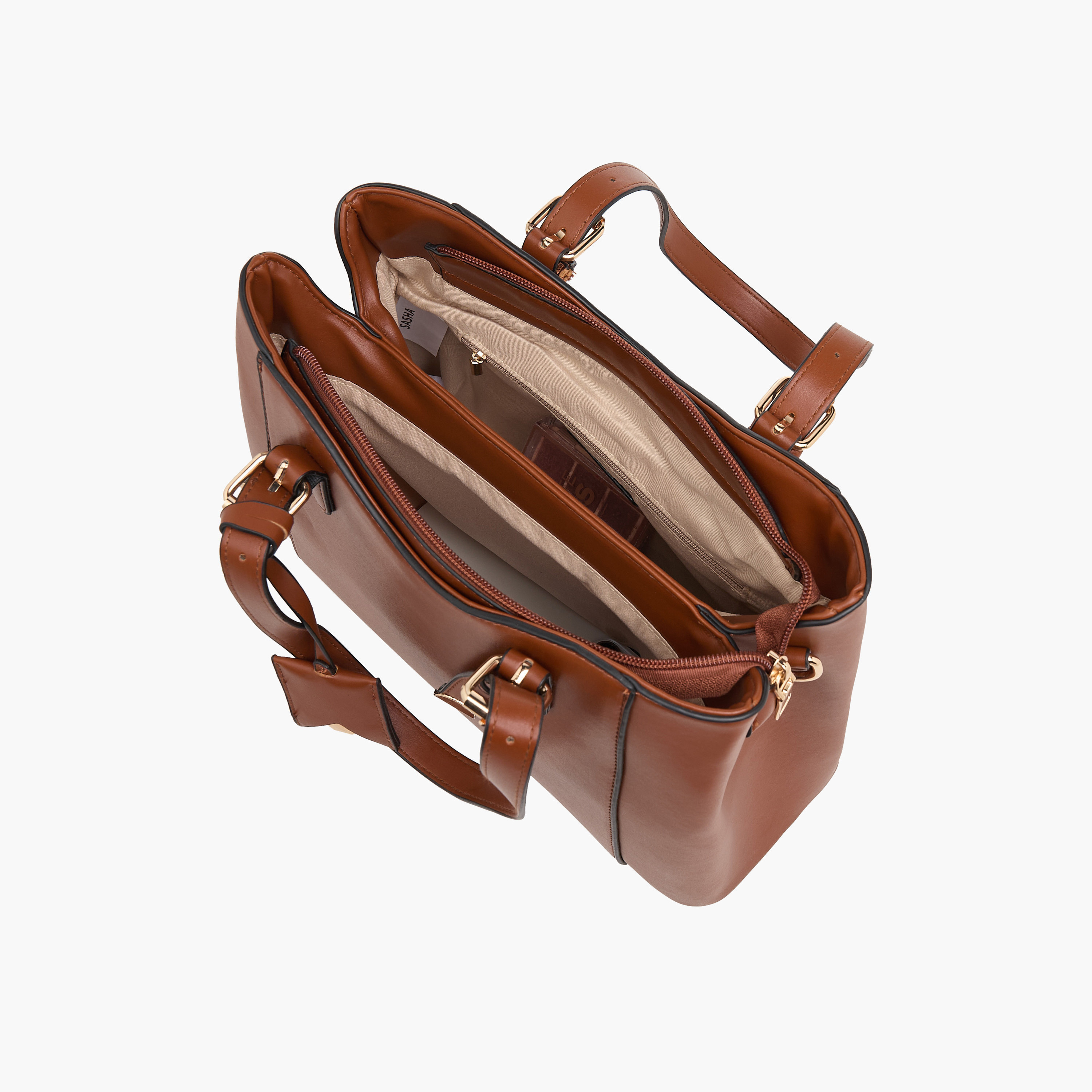 Sasha Solid Tote Bag with Detachable Strap-women-bagsandwallets-handbags-image-8