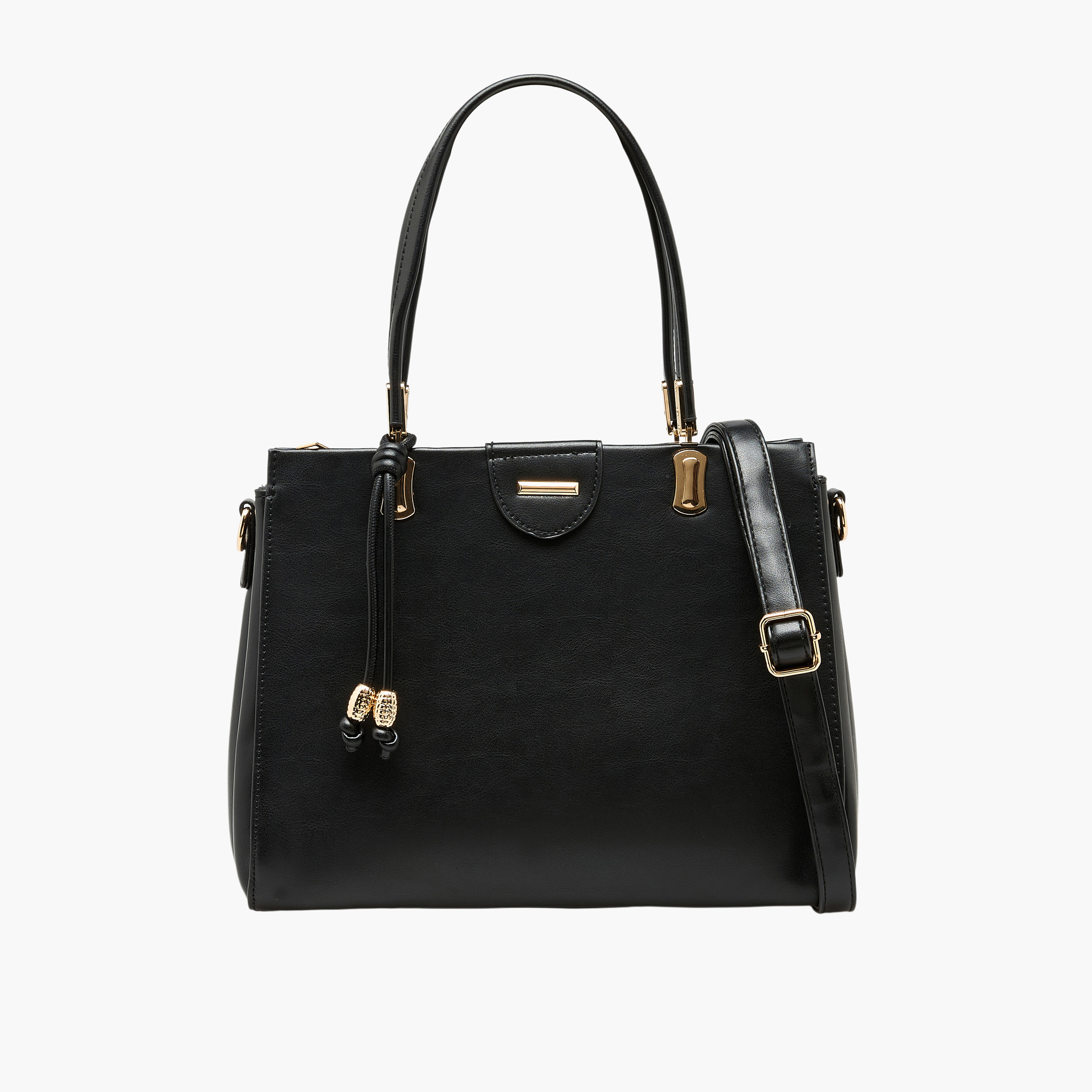 Sasha Solid Tote Bag with Detachable Strap-women-bagsandwallets-handbags-image-1
