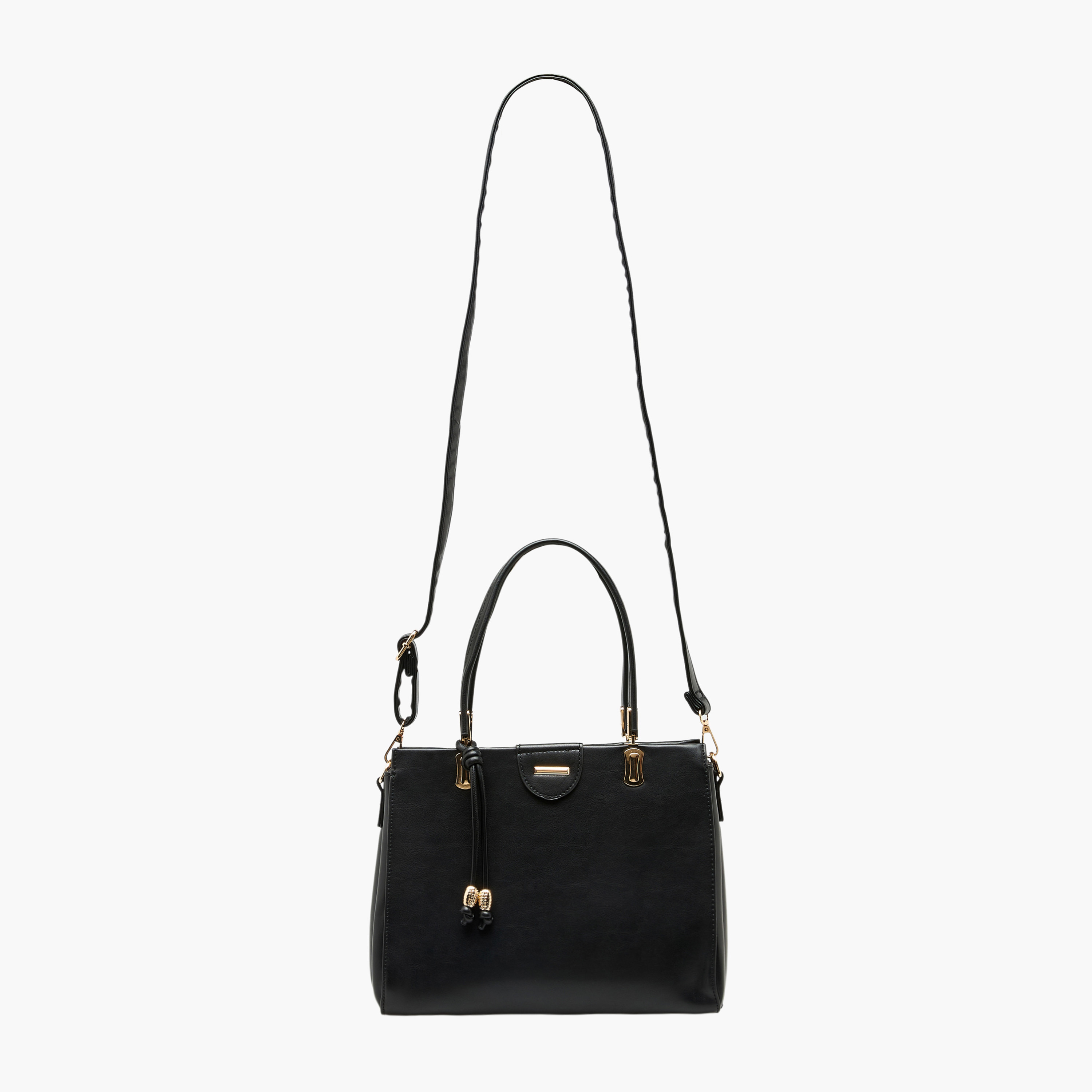 Sasha Solid Tote Bag with Detachable Strap-women-bagsandwallets-handbags-image-2