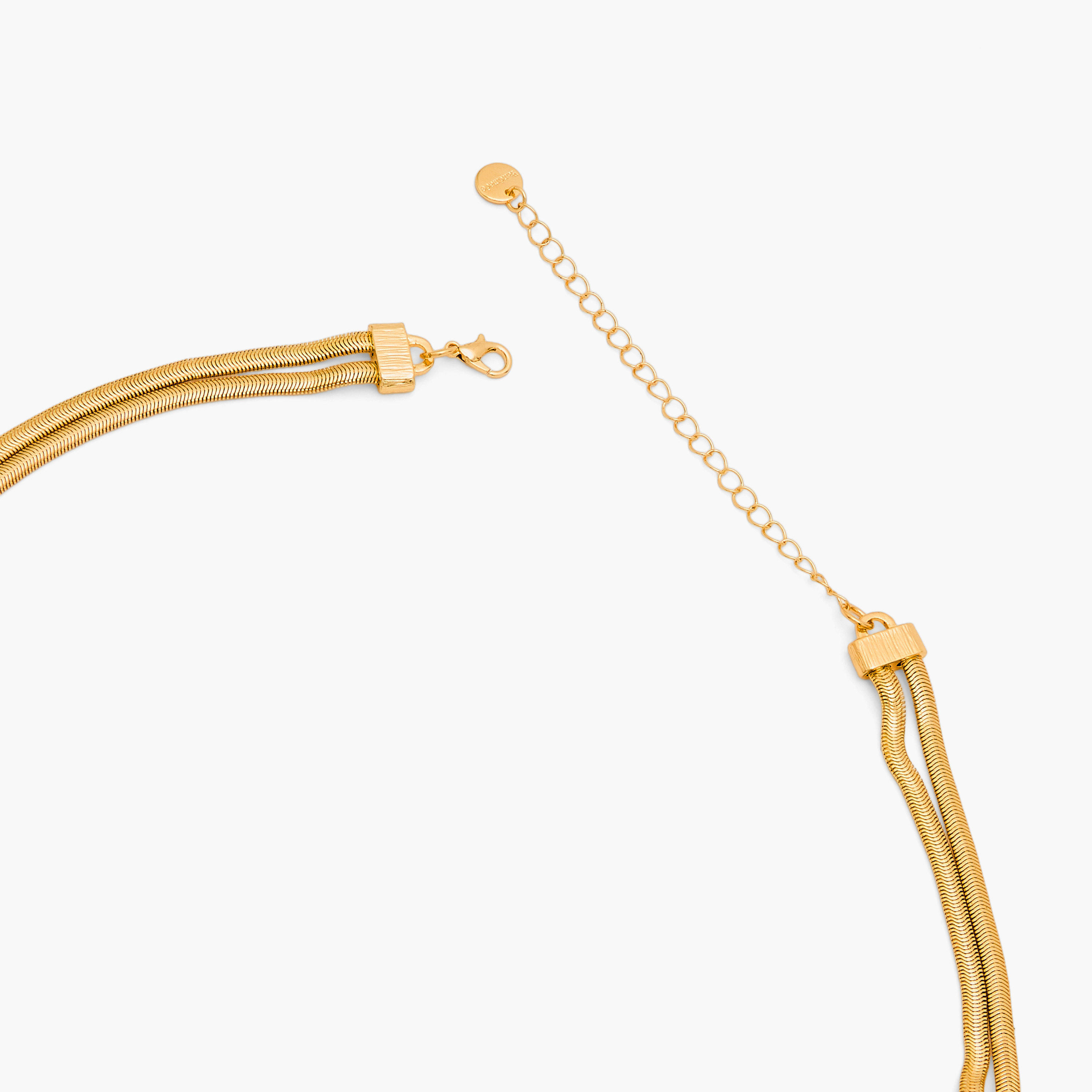 Gold Tone Necklace with Lobster Clasp Closure-women-watchesandjewellery-jewellery-necklacesandpendants-image-3