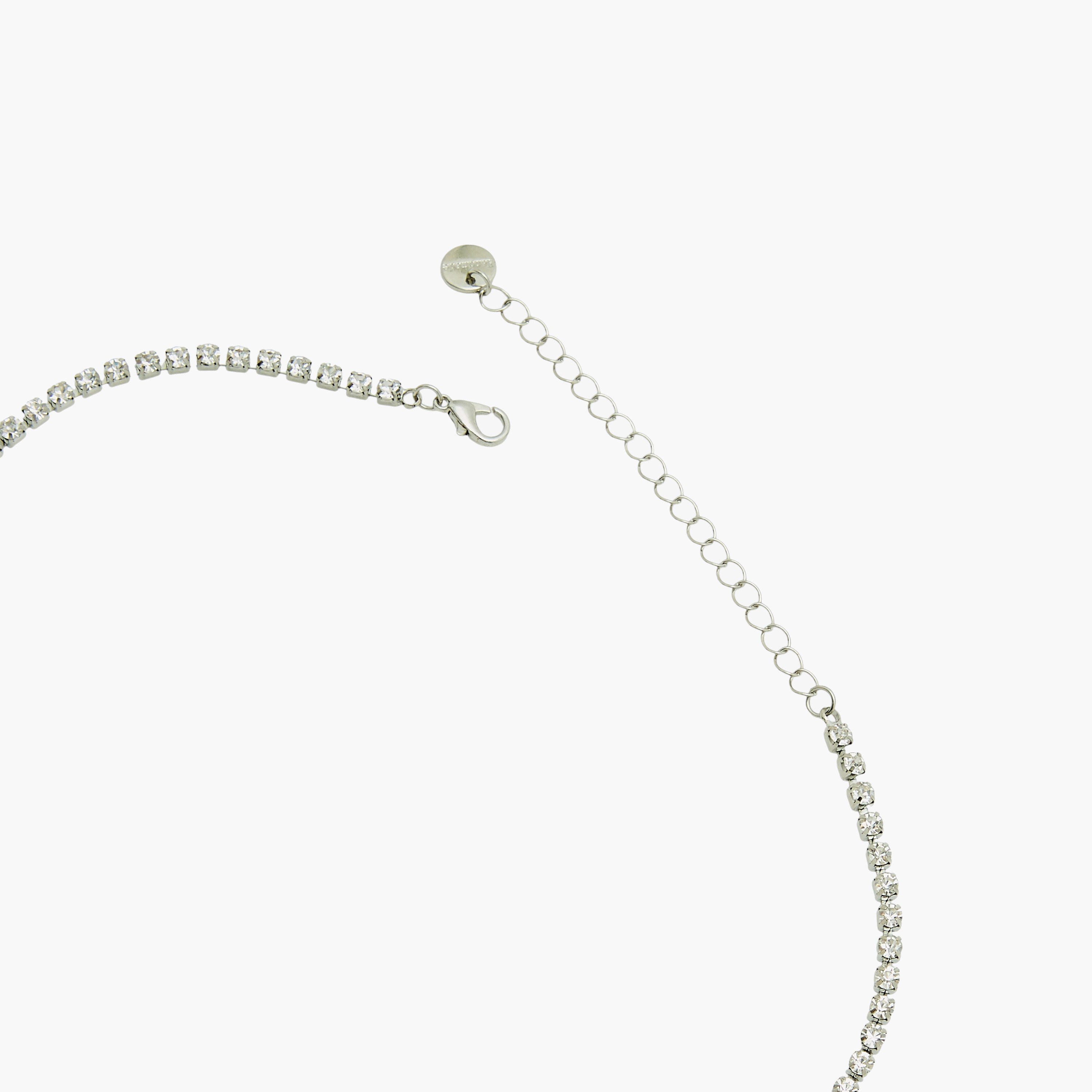 عقد باللون الفضي بتصميم زهري-women-watchesandjewellery-jewellery-necklacesandpendants-image-3