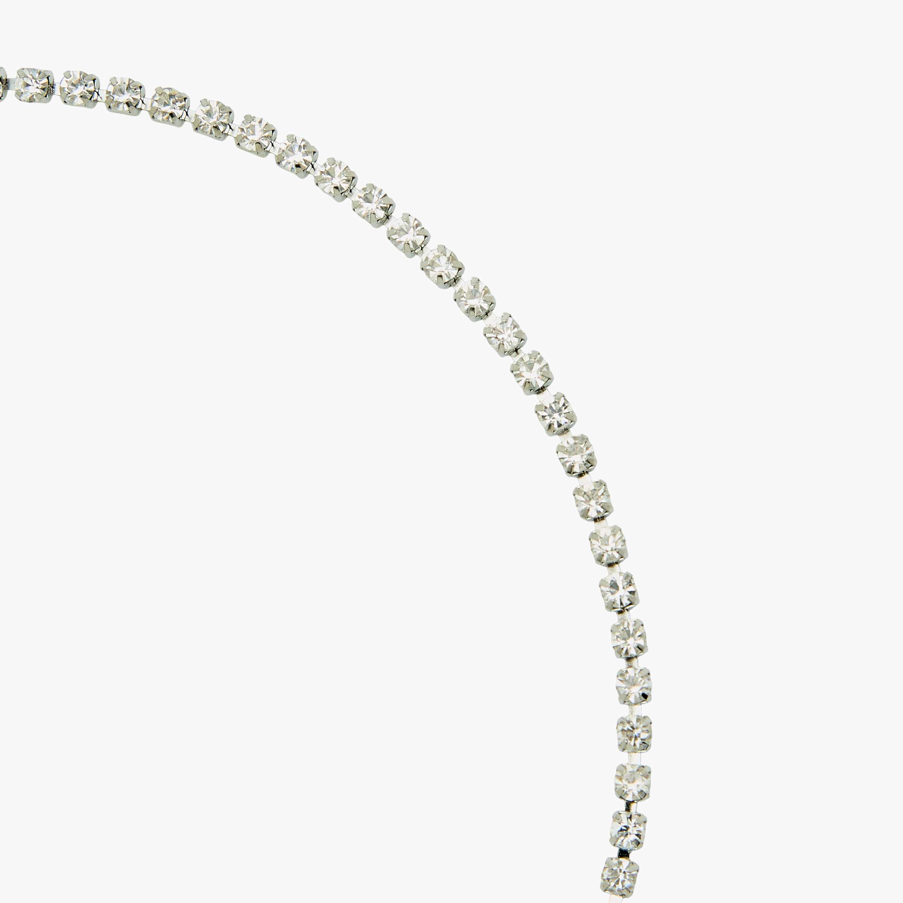 عقد باللون الفضي بتصميم زهري-women-watchesandjewellery-jewellery-necklacesandpendants-image-4