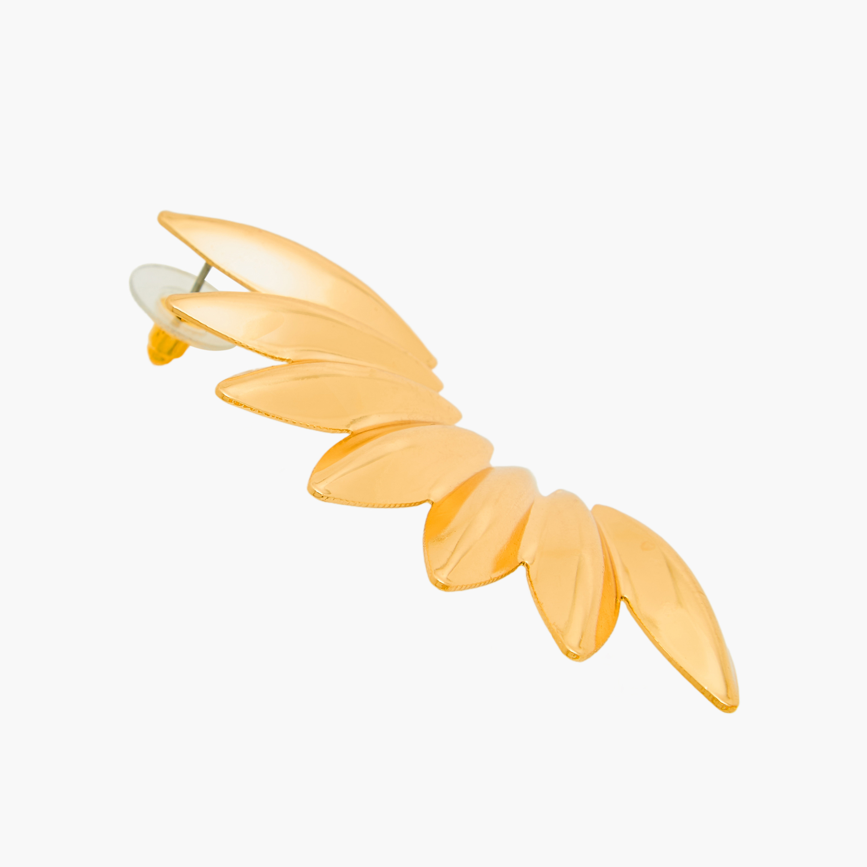 Gold Tone Earrings with Pushback Closure-women-watchesandjewellery-jewellery-earrings-image-5