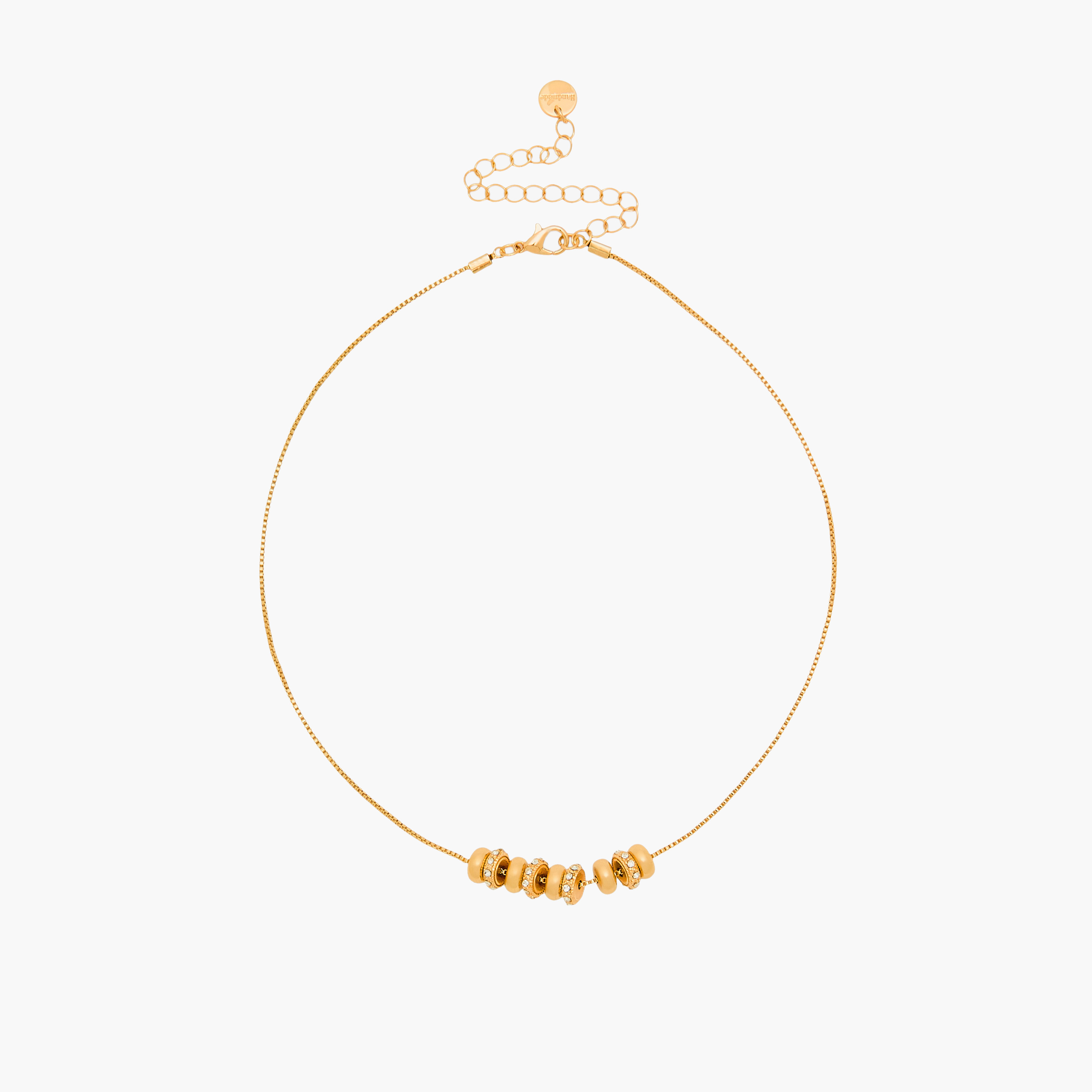 Gold Tone Pendant Necklace with Lobster Clasp Closure-women-watchesandjewellery-jewellery-necklacesandpendants-image-1