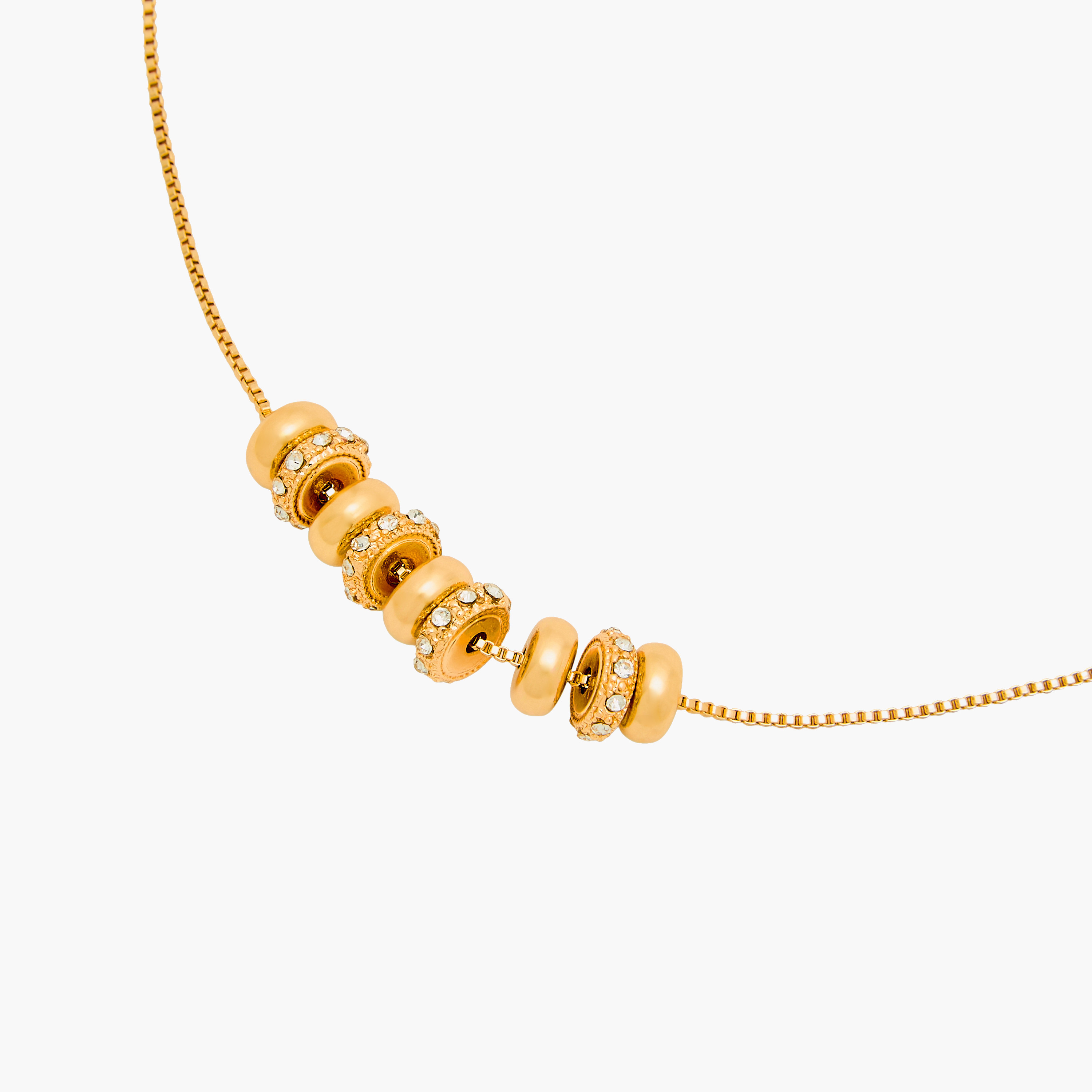 Gold Tone Pendant Necklace with Lobster Clasp Closure-women-watchesandjewellery-jewellery-necklacesandpendants-image-2