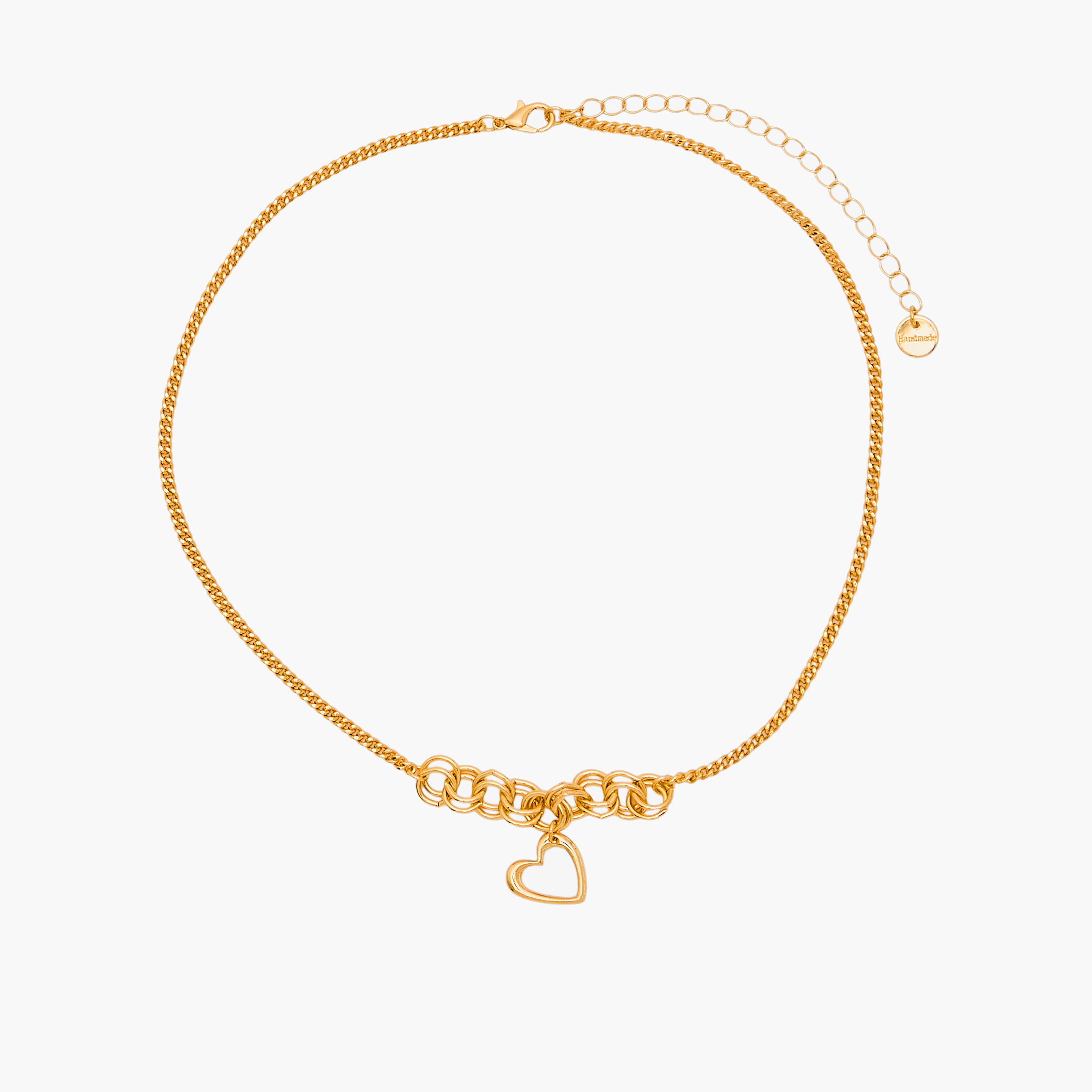 عقد باللون الذهبي ومشبك إغلاق - طقم من 3 قطع-women-watchesandjewellery-jewellery-necklacesandpendants-image-3