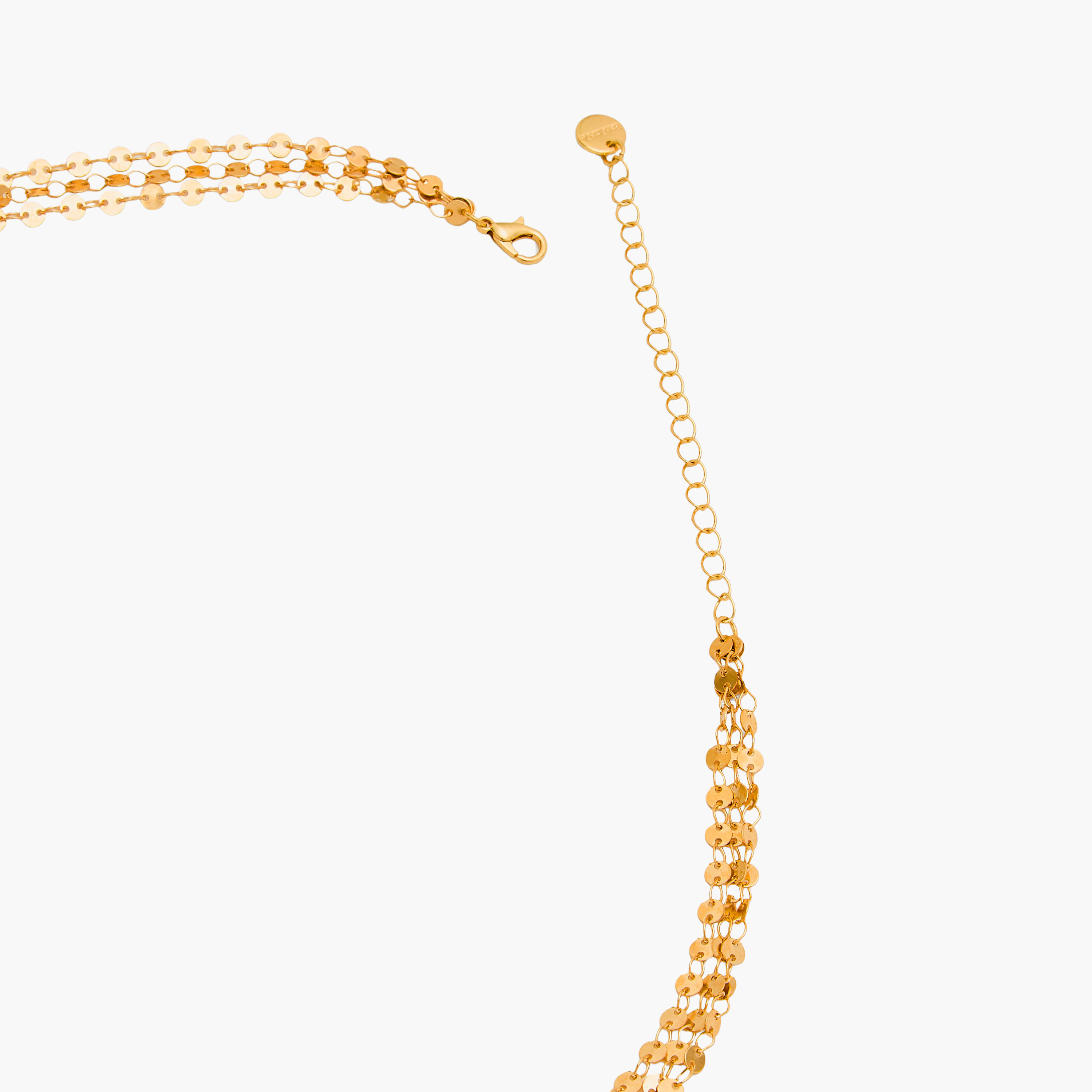 Gold Tone Necklace with Tassle Design-women-watchesandjewellery-jewellery-necklacesandpendants-image-3