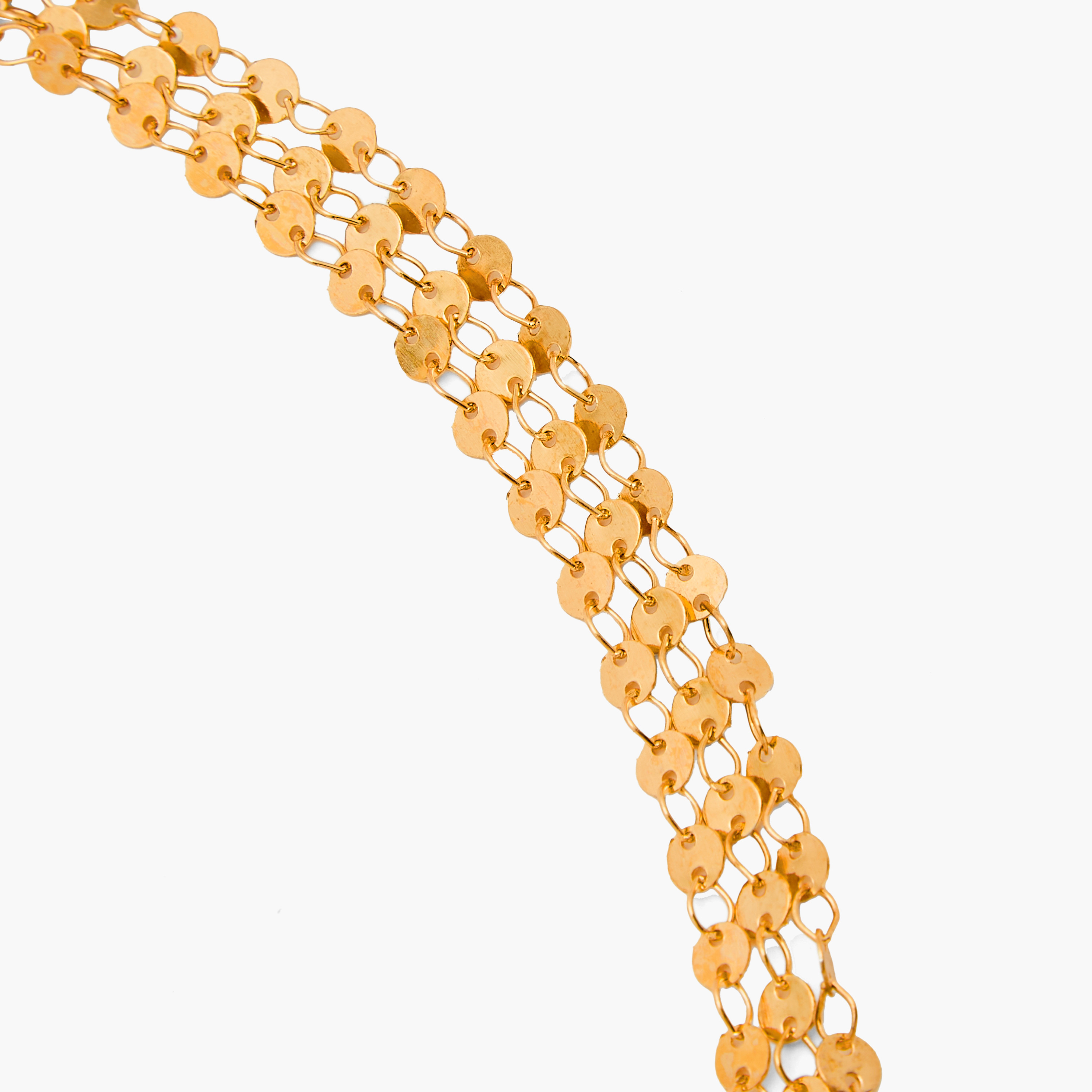 Gold Tone Necklace with Tassle Design-women-watchesandjewellery-jewellery-necklacesandpendants-image-4