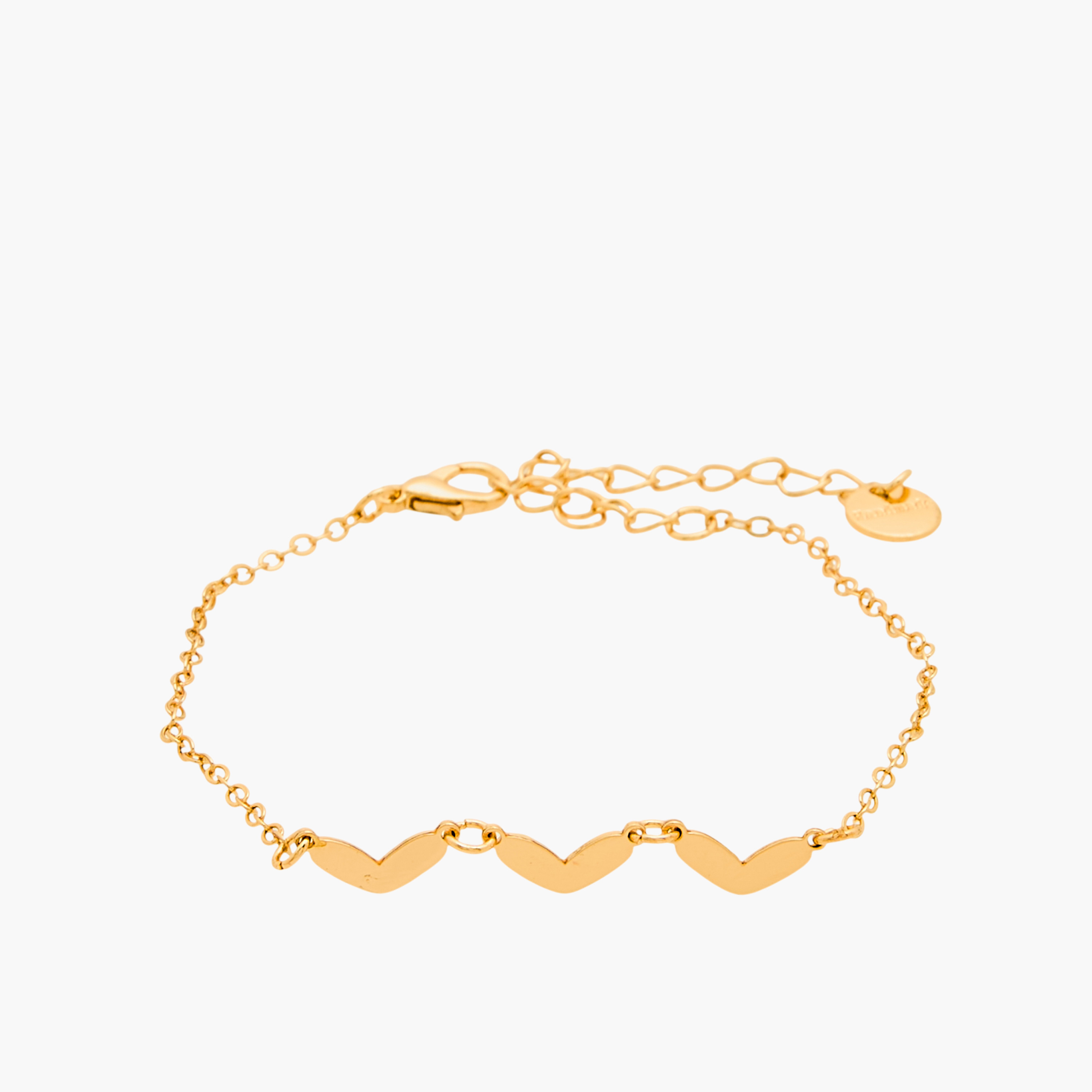 Pack of 6 - Gold Plated Chain Bracelet-women-watchesandjewellery-jewellery-banglesandbracelets-image-2