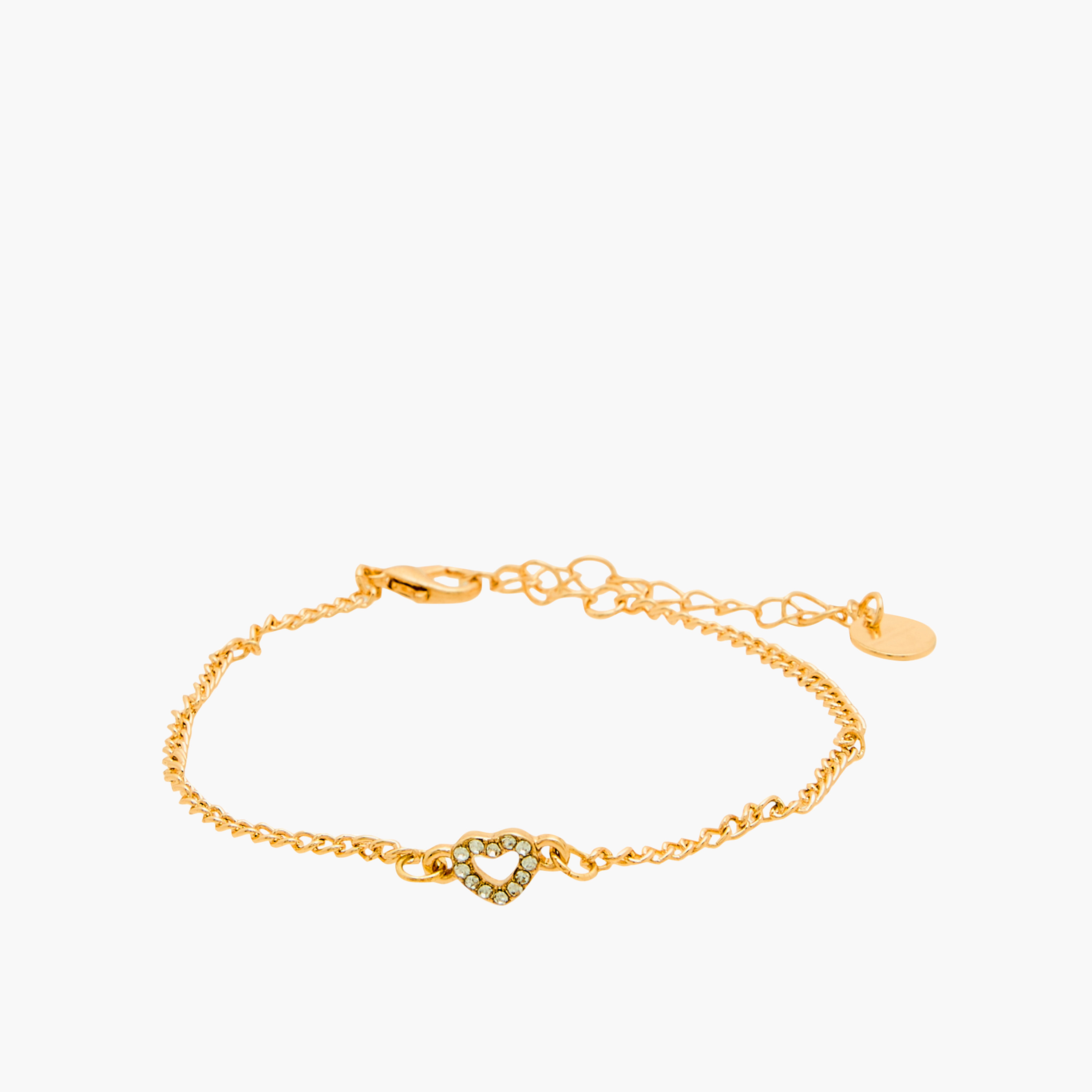 Pack of 6 - Gold Plated Chain Bracelet-women-watchesandjewellery-jewellery-banglesandbracelets-image-3