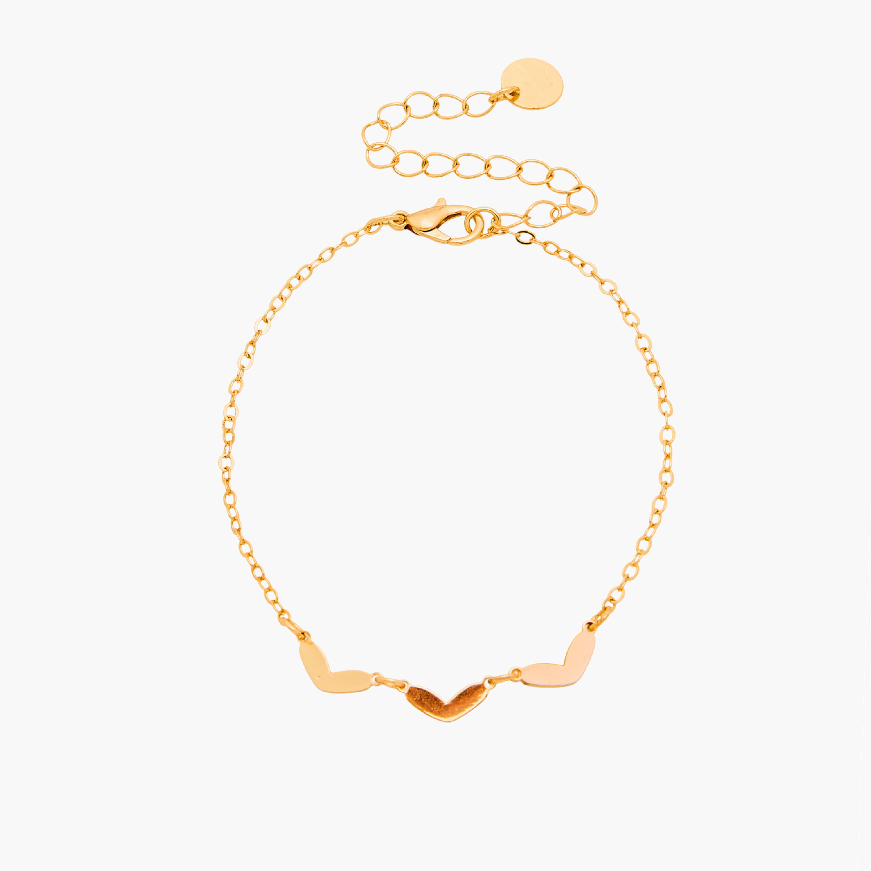 Pack of 6 - Gold Plated Chain Bracelet-women-watchesandjewellery-jewellery-banglesandbracelets-image-7