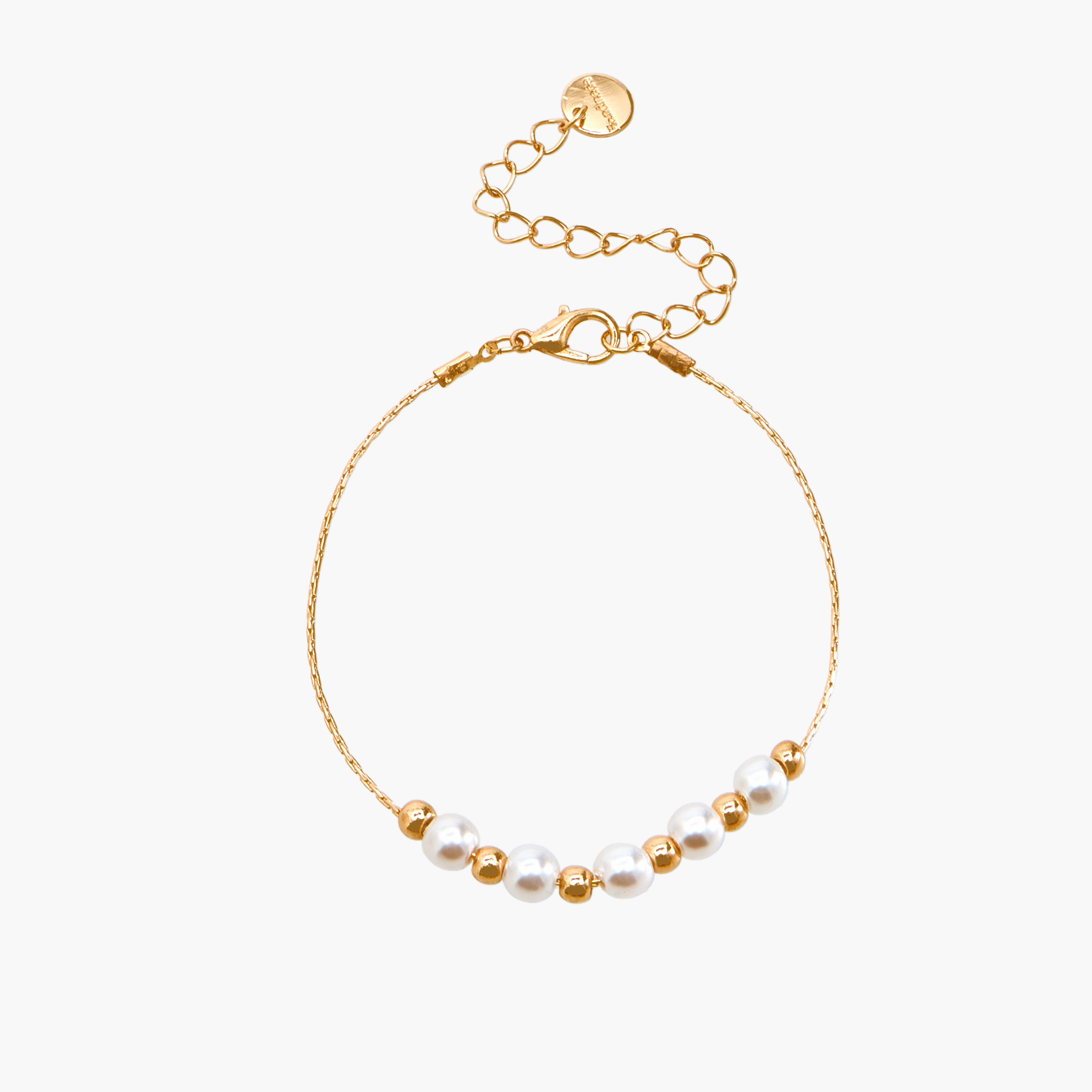 Pack of 6 - Gold Plated Embellished Chain Bracelet-women-watchesandjewellery-jewellery-banglesandbracelets-image-13