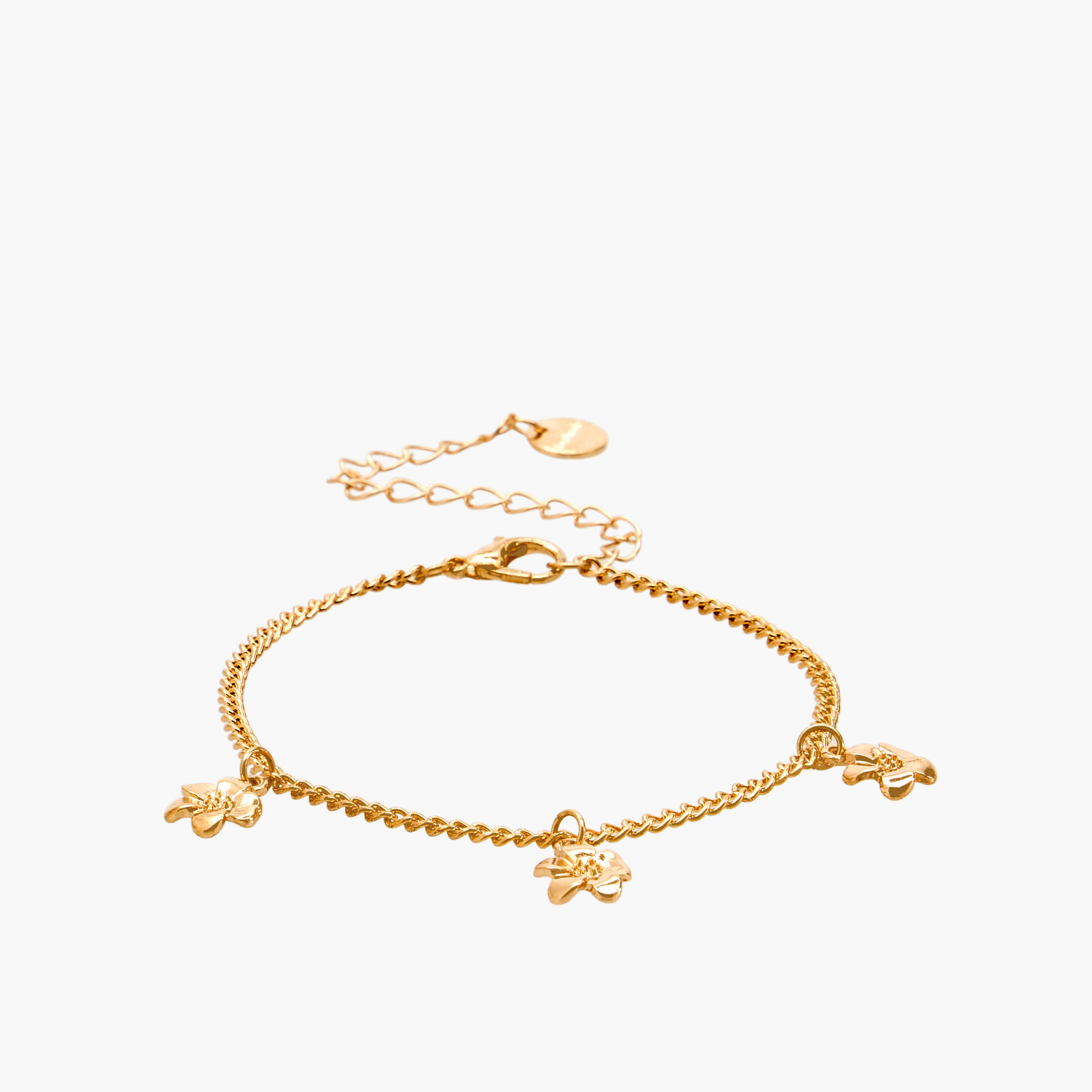 Pack of 6 - Gold Plated Embellished Chain Bracelet-women-watchesandjewellery-jewellery-banglesandbracelets-image-2