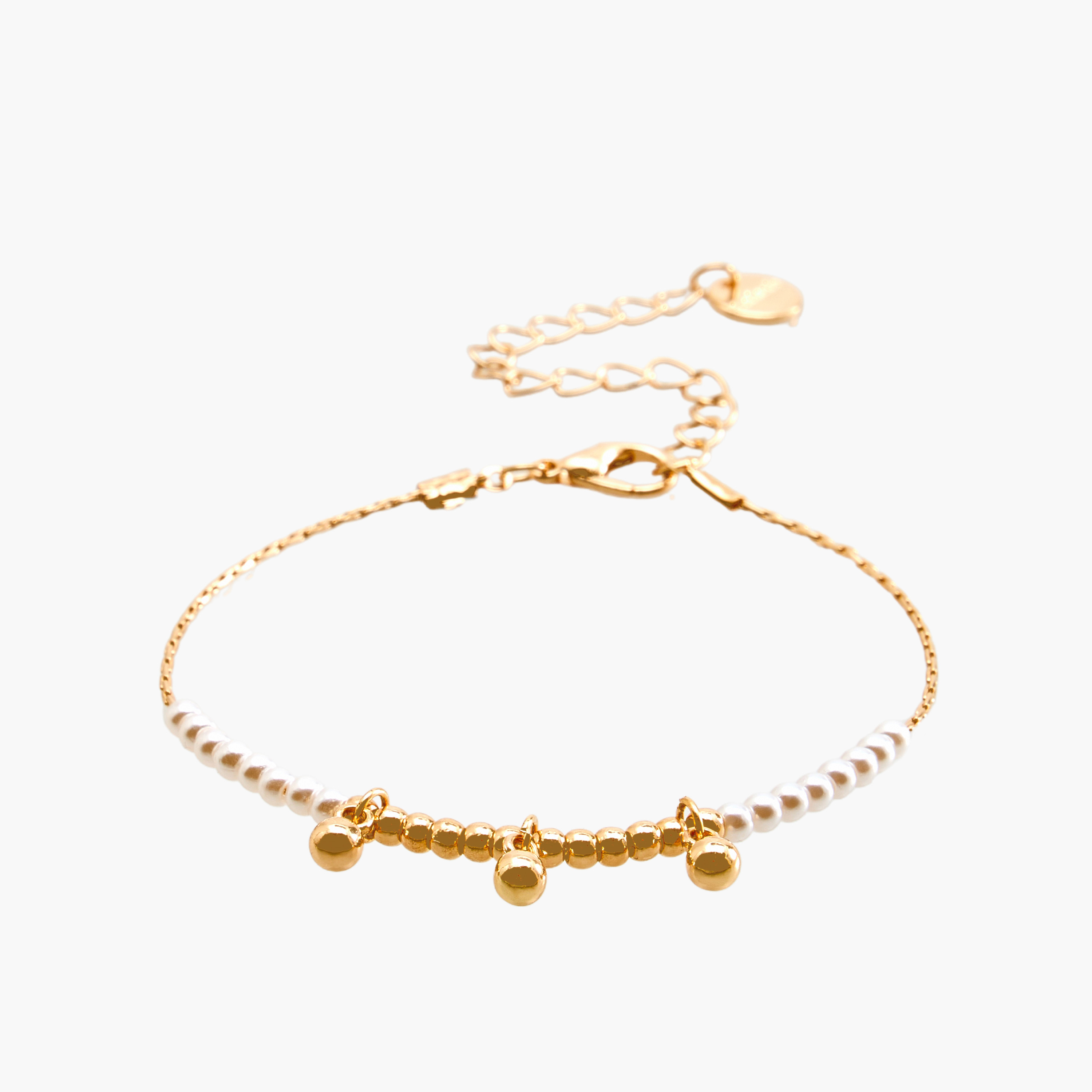 Pack of 6 - Gold Plated Embellished Chain Bracelet-women-watchesandjewellery-jewellery-banglesandbracelets-image-5