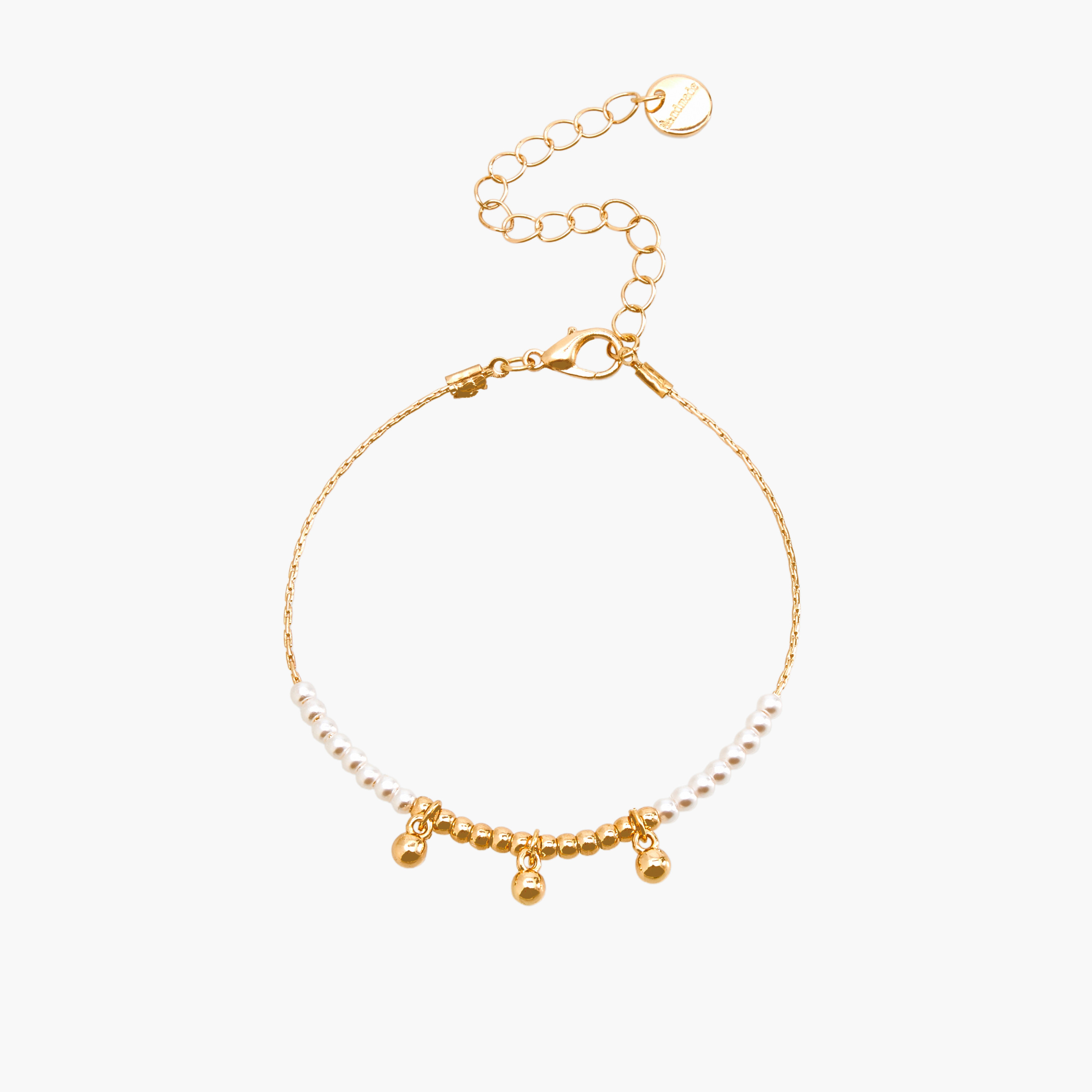 Pack of 6 - Gold Plated Embellished Chain Bracelet-women-watchesandjewellery-jewellery-banglesandbracelets-image-8