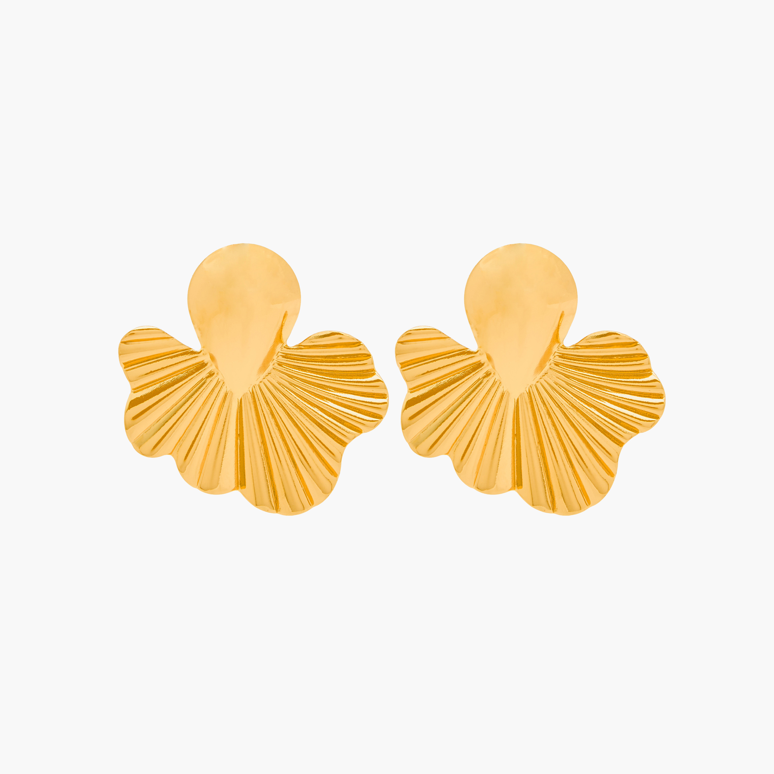 Floral Stud Earring with Pushback Closure-women-watchesandjewellery-jewellery-earrings-image-1